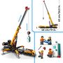 Voir la diapositive 5 : LEGO City 60409 - La Grue de Chantier Mobile Jaune - Set de Construction - Cadeau Créatif pour Garçons et Filles dès 9 Ans - Flèche Télescopique et 4 Minifigurines d'Ouvriers pour le Jeu de Rôle
