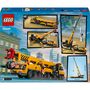 Voir la diapositive 7 : LEGO City 60409 - La Grue de Chantier Mobile Jaune - Set de Construction - Cadeau Créatif pour Garçons et Filles dès 9 Ans - Flèche Télescopique et 4 Minifigurines d'Ouvriers pour le Jeu de Rôle