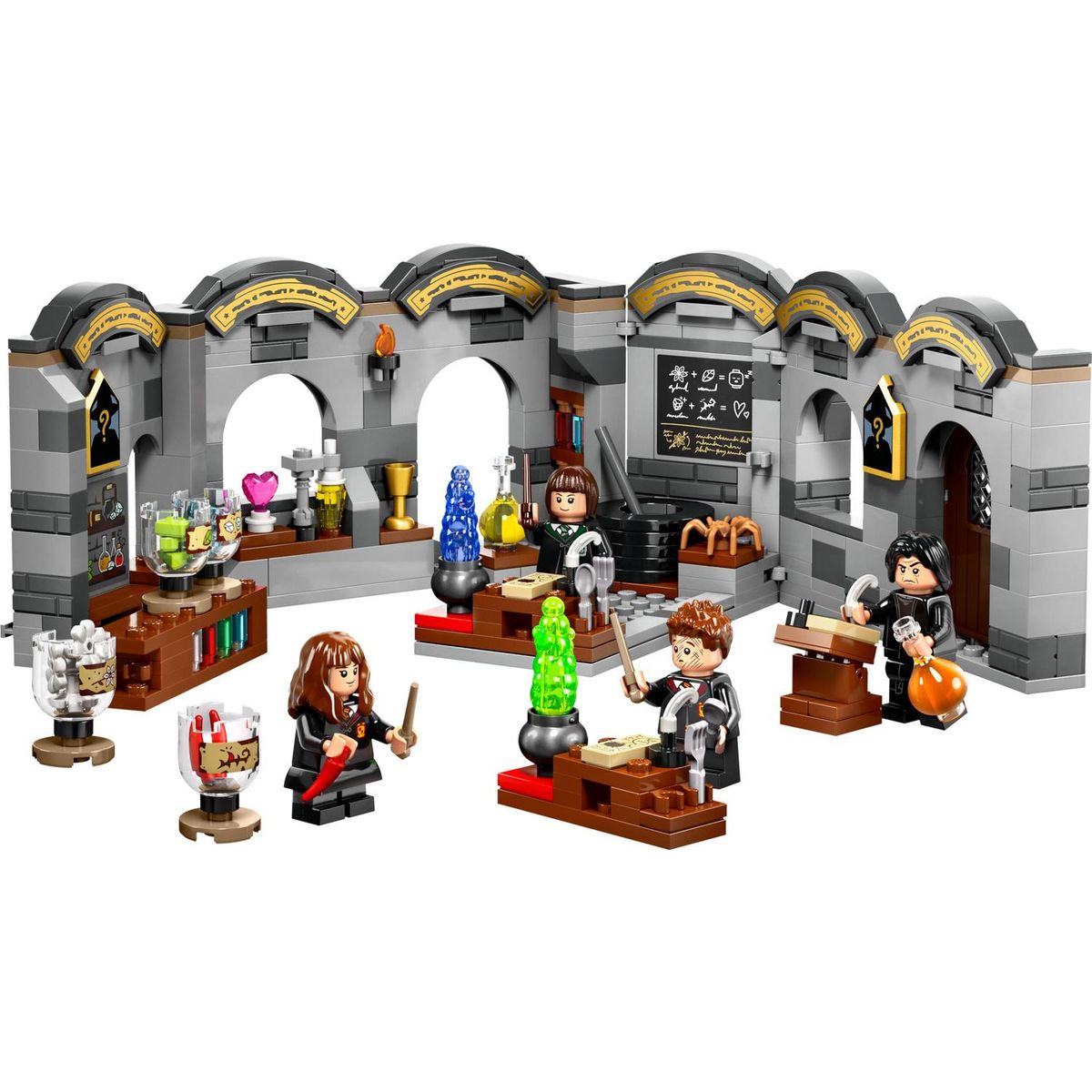 LEGO Harry Potter 76431 - Le château de Poudlard : le Cours de Potions - Salle de Classe à Construire - Jouet de Sorcier pour Enfants - Cadeau Magique Pour les Enfants dès 8 Ans