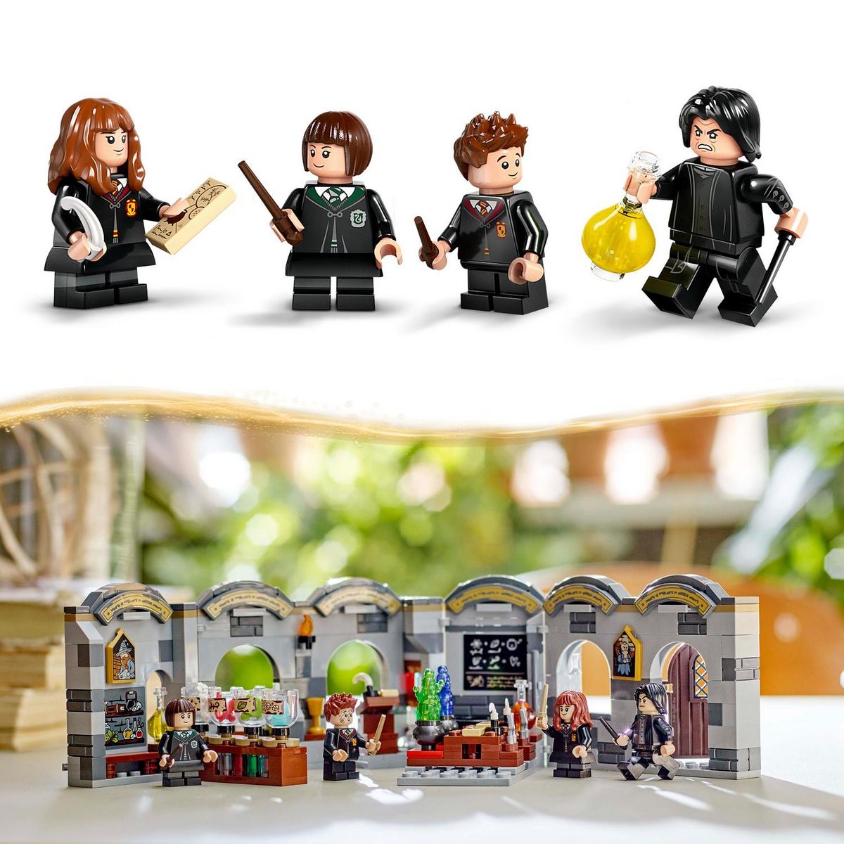 LEGO Harry Potter 76431 - Le château de Poudlard : le Cours de Potions - Salle de Classe à Construire - Jouet de Sorcier pour Enfants - Cadeau Magique Pour les Enfants dès 8 Ans
