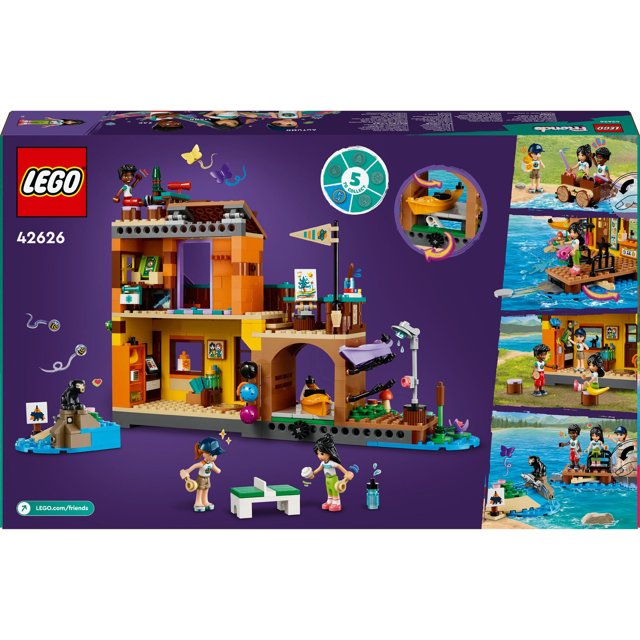 Voir la diapositive 8 : LEGO Friends 42626 - Sports Aquatiques à la Base d'Aventure - Jouet de Construction pour Enfants