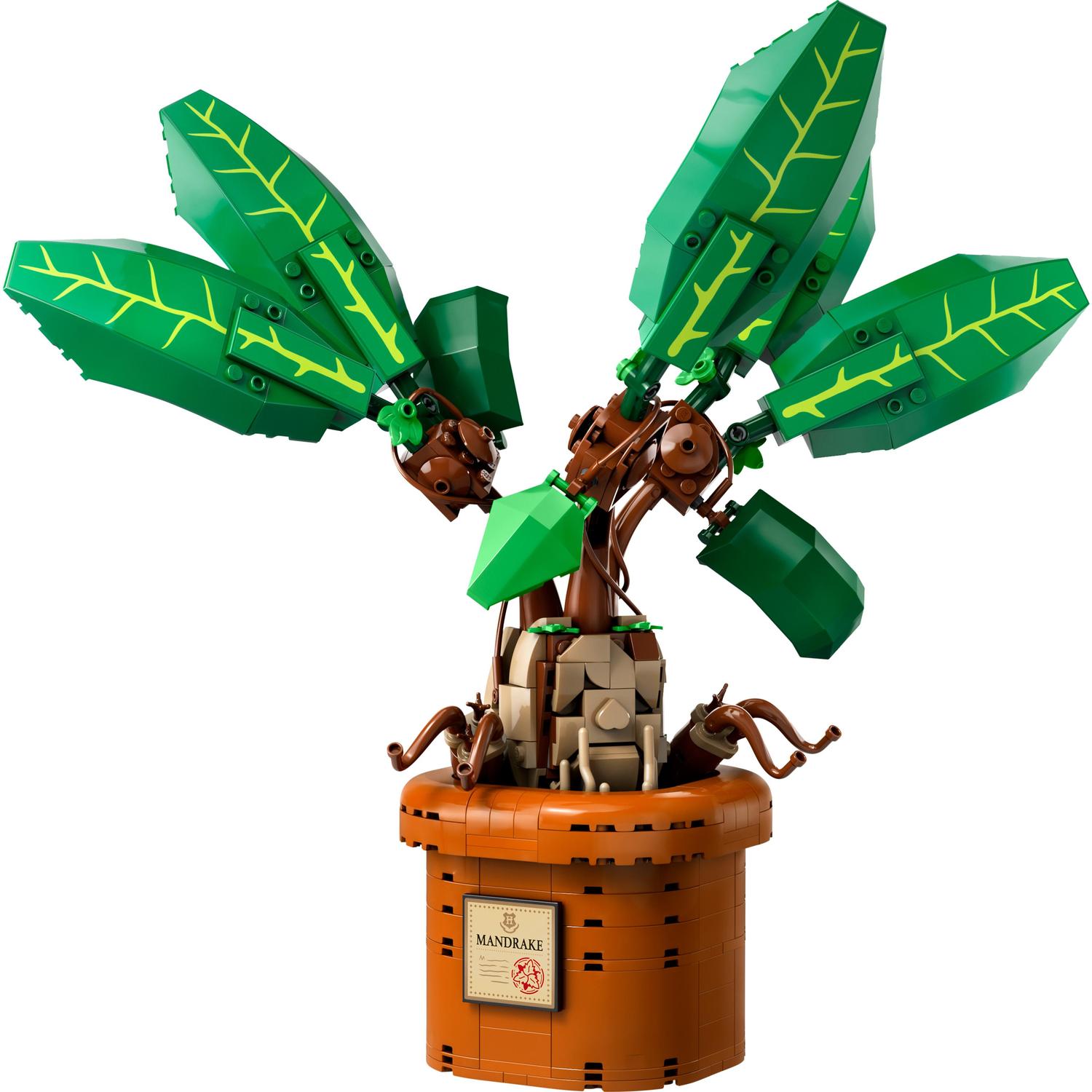 Voir la diapositive 2 : LEGO Harry Potter 76433 -  Mandragore - Plante et pot - Créature magique