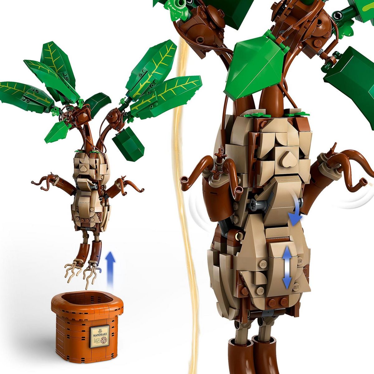 LEGO Harry Potter 76433 -  Mandragore - Plante et pot - Créature magique