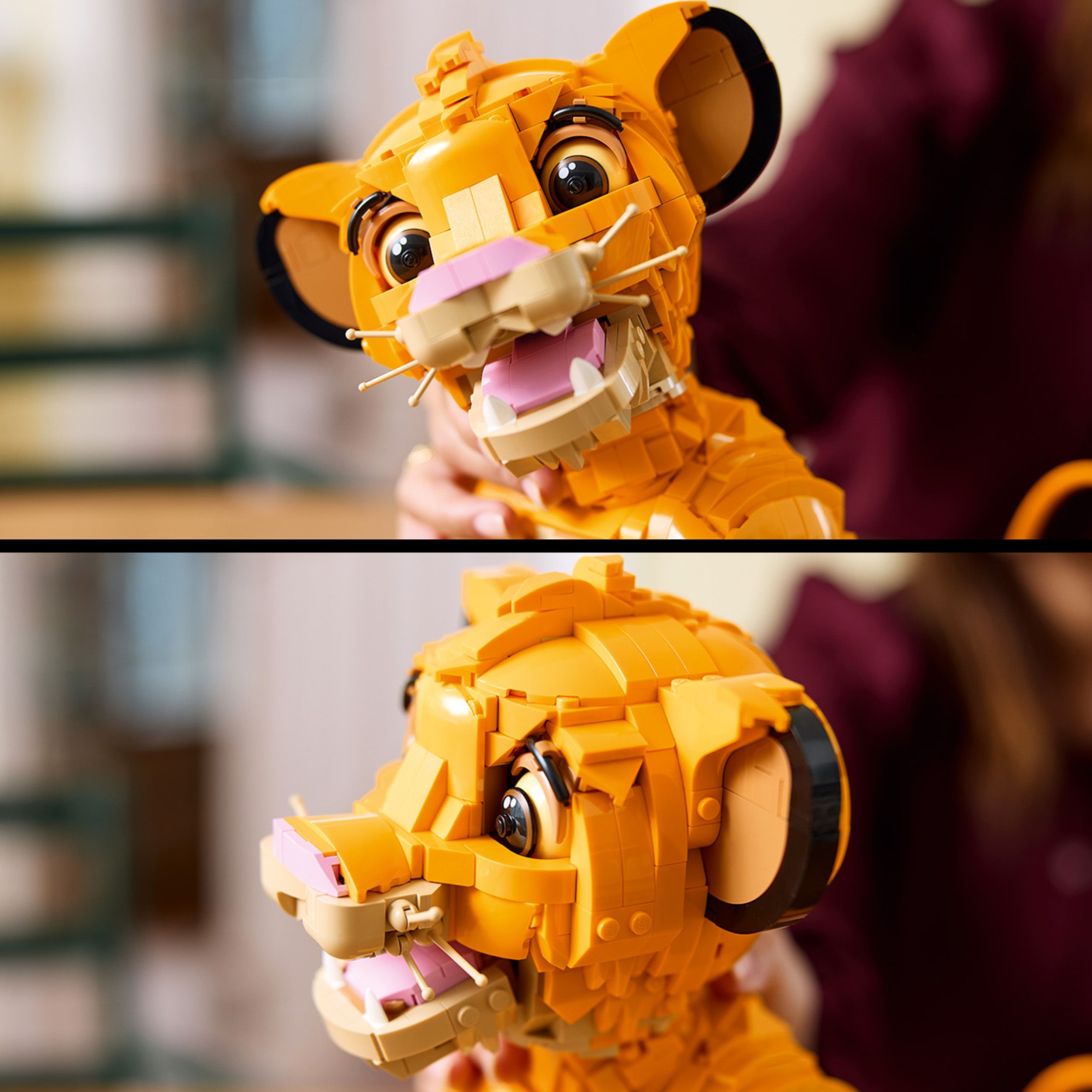 Voir la diapositive 5 : LEGO LEGO ǀ Disney Classic 43247 Simba, le jeune Roi Lion - Figurine d’animal collector