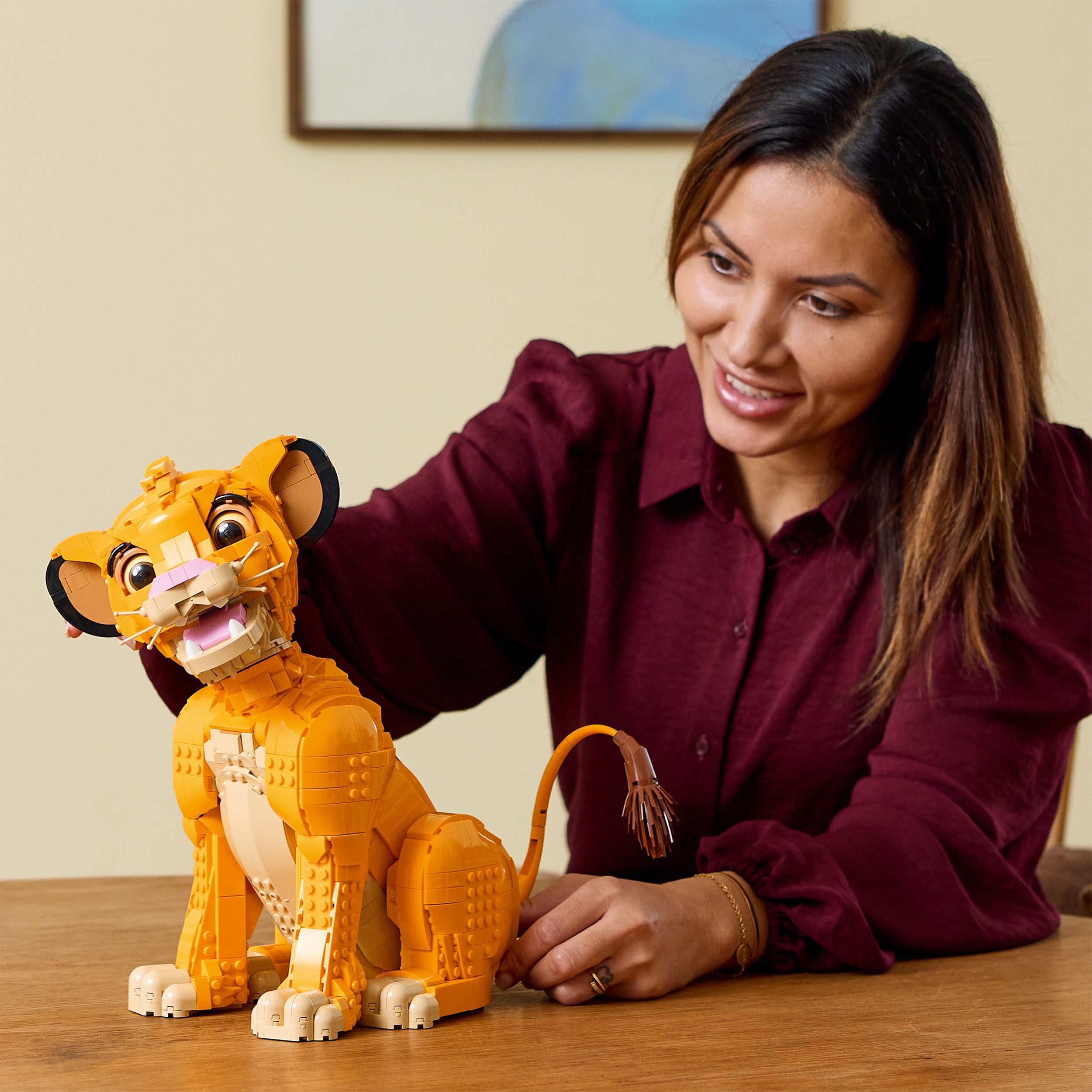 Voir la diapositive 6 : LEGO LEGO ǀ Disney Classic 43247 Simba, le jeune Roi Lion - Figurine d’animal collector