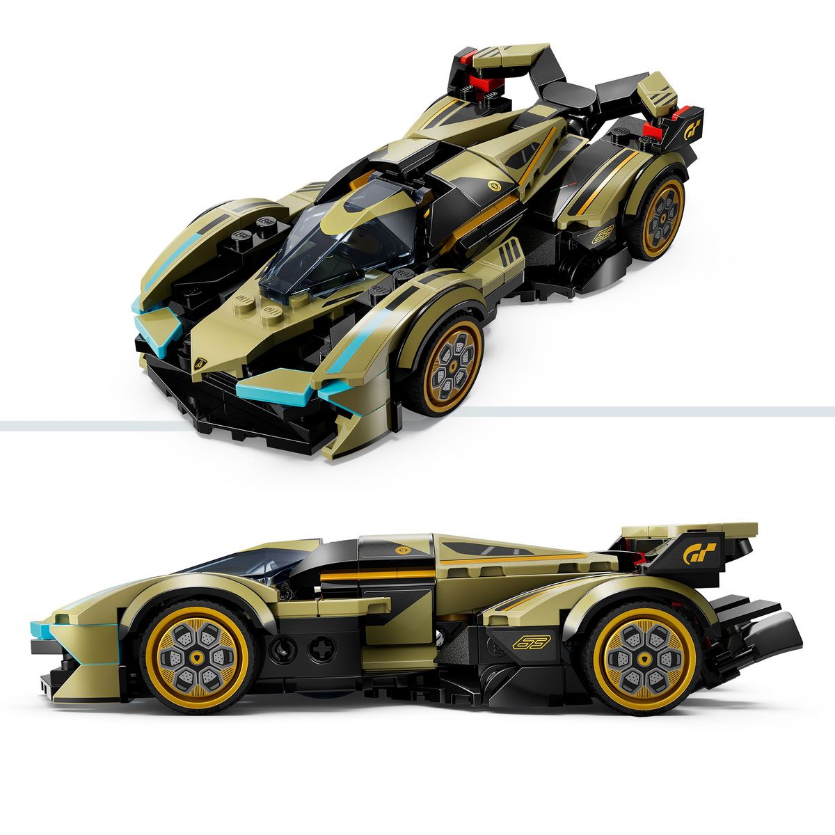 LEGO Speed Champions 76923 - Lamborghini Lambo V12 Vision GT Super Car - Réplique de Véhicule Jouet - Modèle à Construire - Cadeau pour Enfants Garçons et Filles de 10 Ans et plus et Fans de Jeux Vidéo