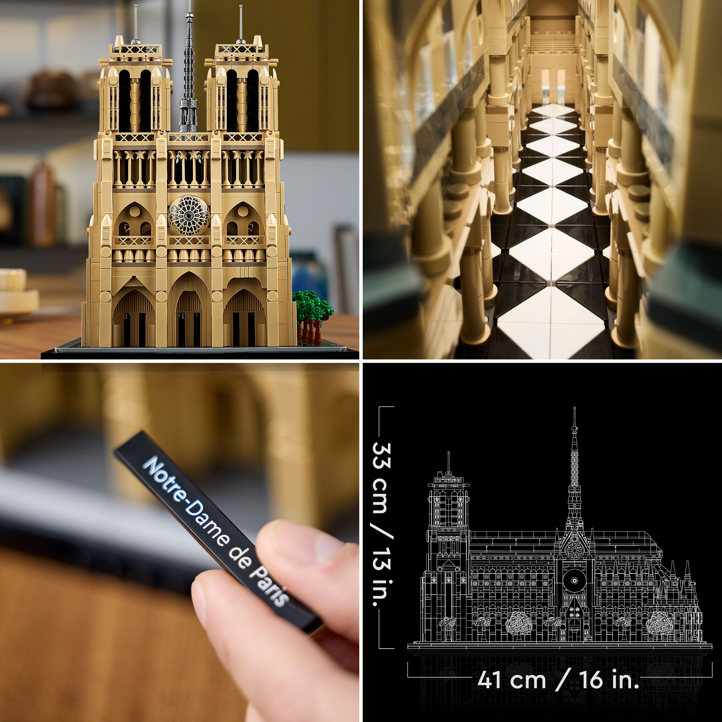 Voir la diapositive 6 : LEGO Architecture 21061 - Notre-Dame de Paris