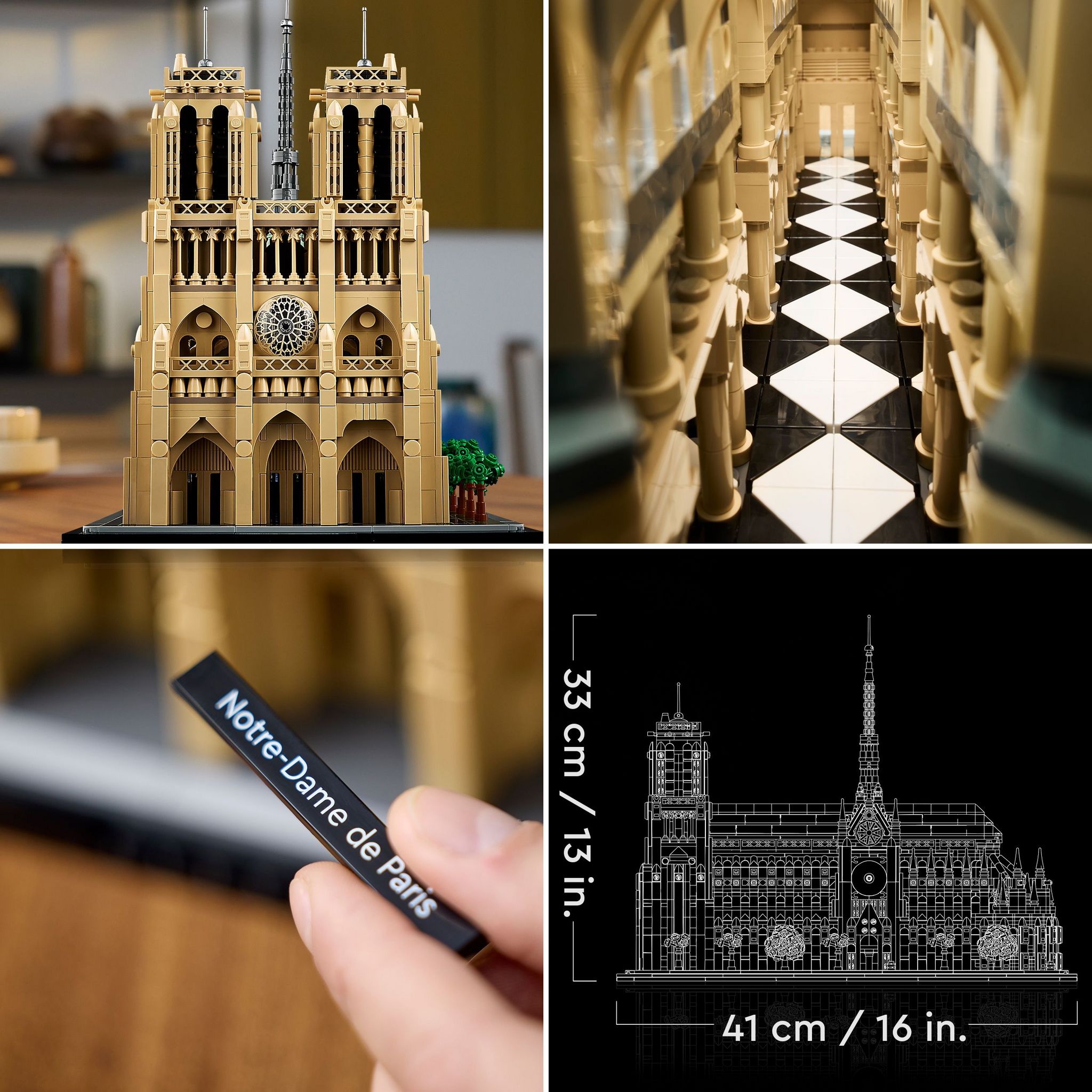 Voir la diapositive 6 : LEGO Architecture 21061 - Notre Dame de Paris