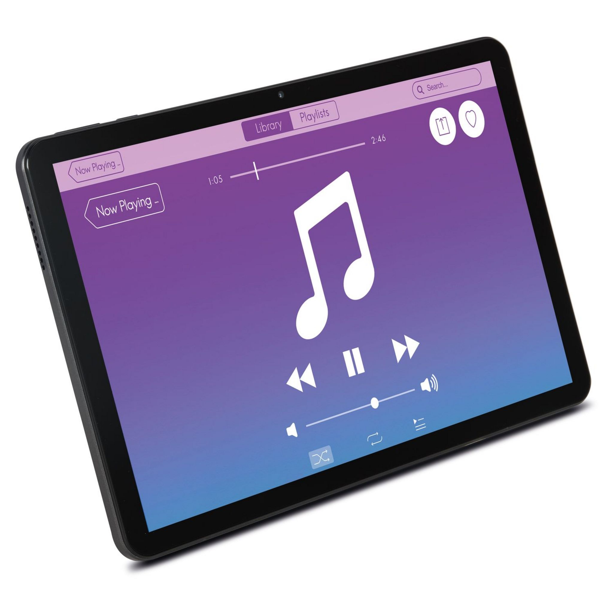 Voir la diapositive 4 : QILIVE Tablette 3/32Go 10 pouces - Noir