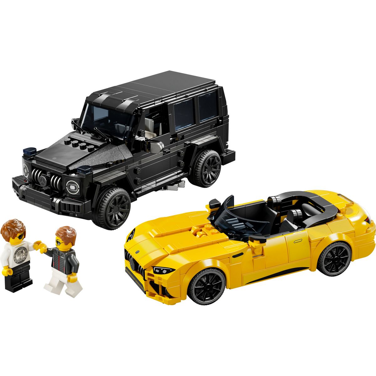 LEGO Speed Champions 76924 - Mercedes-AMG G 63 et Mercedes-AMG SL 63 - Véhicules pour Enfants - 2 Sets à Construire avec 2 Minifigurines de Pilotes, Idée Cadeau pour Garçons et Filles dès 10 Ans