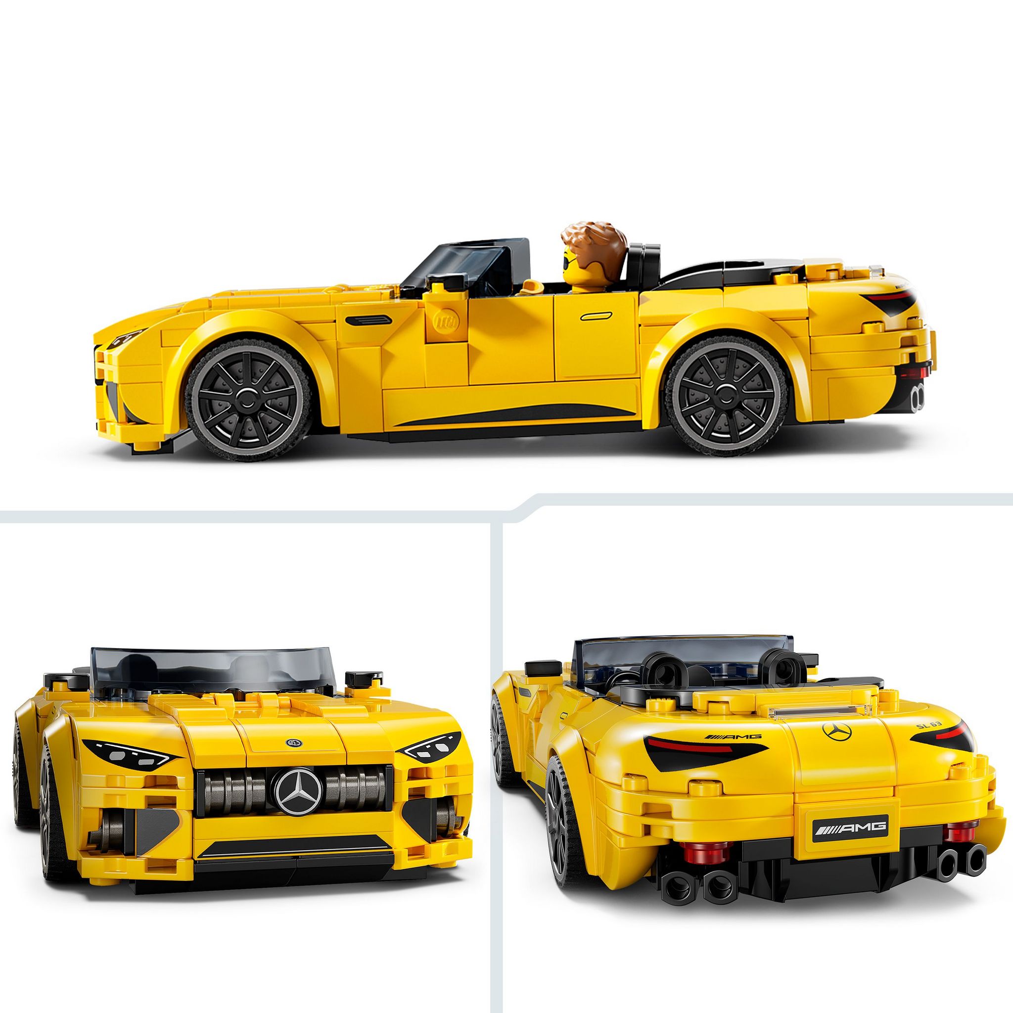 Voir la diapositive 4 : LEGO Speed Champions 76924 - Mercedes-AMG G 63 et Mercedes-AMG SL 63 - Véhicules pour Enfants - 2 Sets à Construire avec 2 Minifigurines de Pilotes, Idée Cadeau pour Garçons et Filles dès 10 Ans