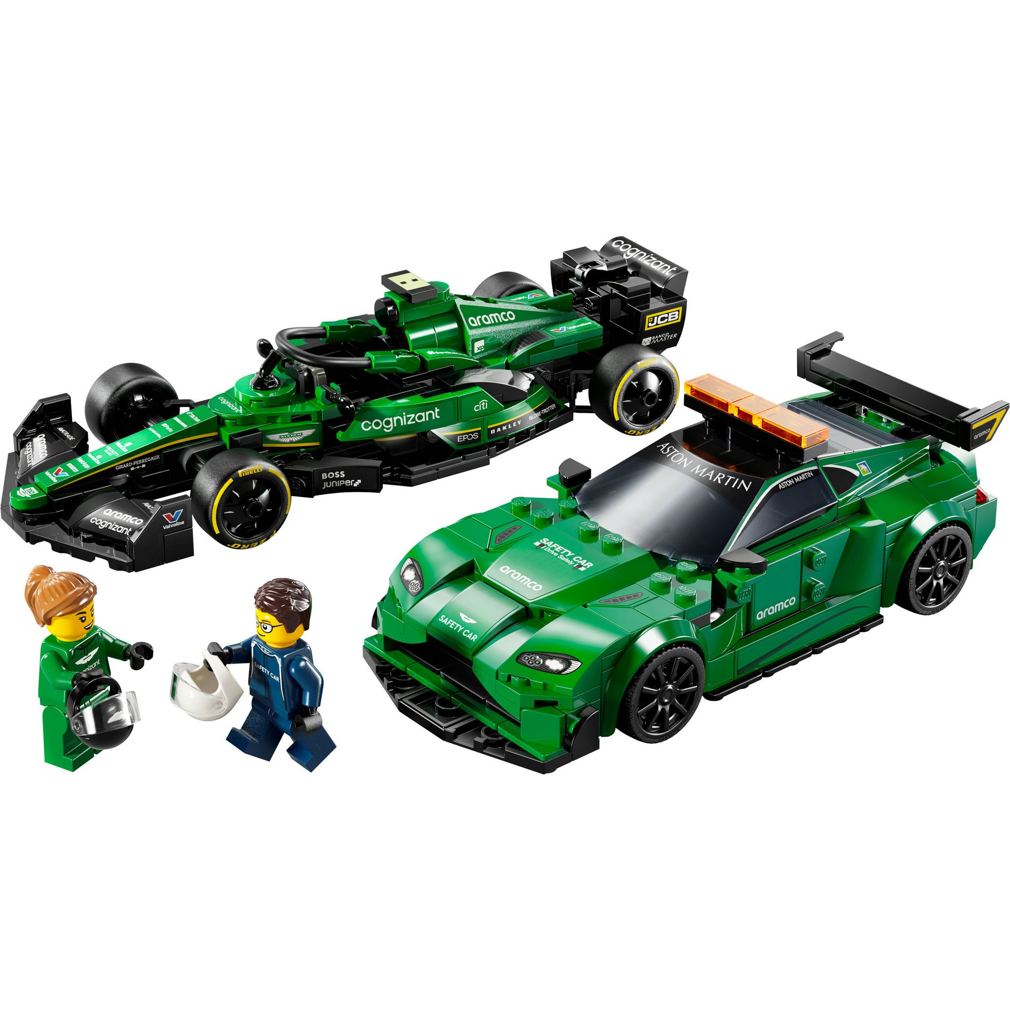 Voir la diapositive 2 : LEGO Speed Champions 76925 - Aston Martin Safety Car & AMR23, Set de Construction - Inclut Deux Minifigurines et 2 Répliques de Véhicules
