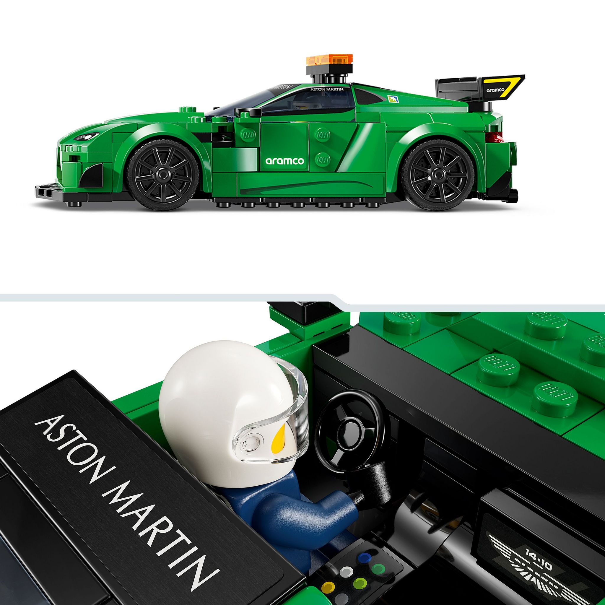 Voir la diapositive 5 : LEGO Speed Champions 76925 - Aston Martin Safety Car & AMR23, Set de Construction - Inclut Deux Minifigurines et 2 Répliques de Véhicules