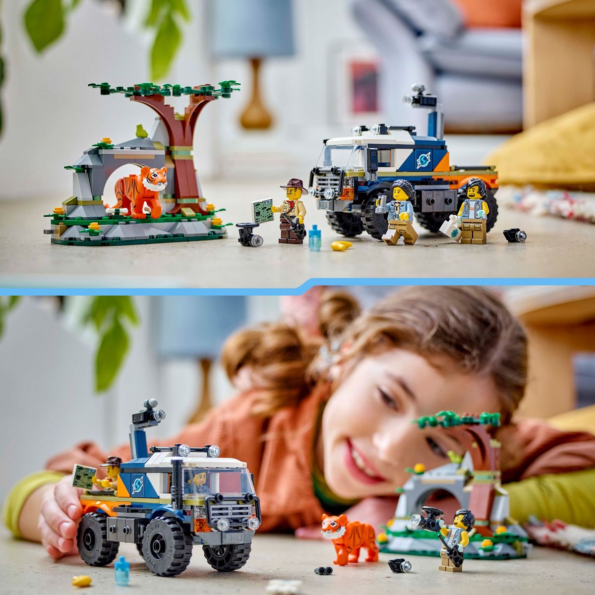 LEGO Coty 60426 - Le Camion Tout-terrain de l'Explorateur de la Jungle - Jouet pour Enfants Garçons et Filles dès 6 Ans - Cadeau Amusant - Véhicule Aventure - 3 Minifigurines d'Aventuriers