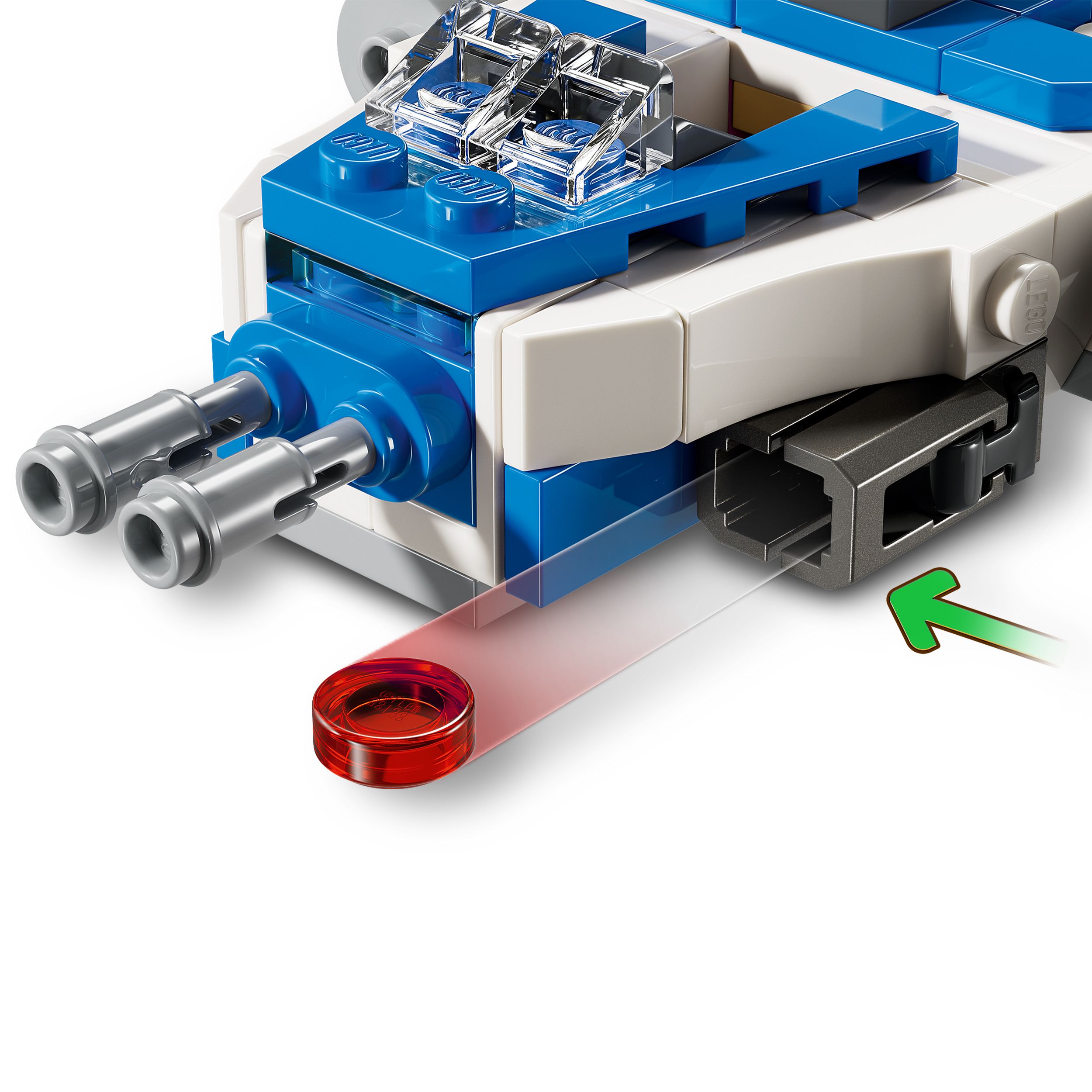 Voir la diapositive 5 : LEGO Star Wars 75391 - The Clone Wars Le Microfighter Y-Wing du Capitaine Rex