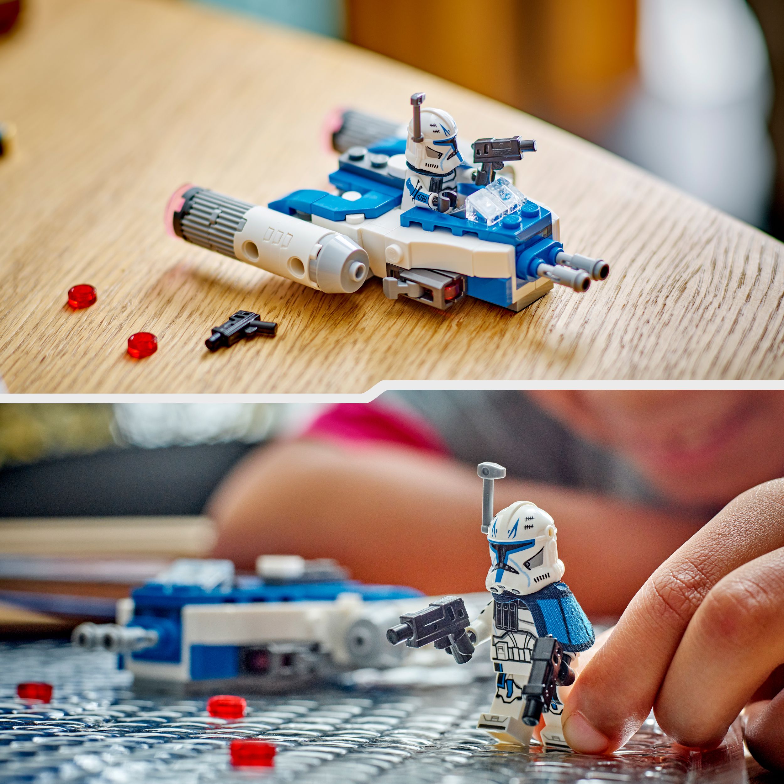 Voir la diapositive 6 : LEGO Star Wars 75391 - The Clone Wars Le Microfighter Y-Wing du Capitaine Rex