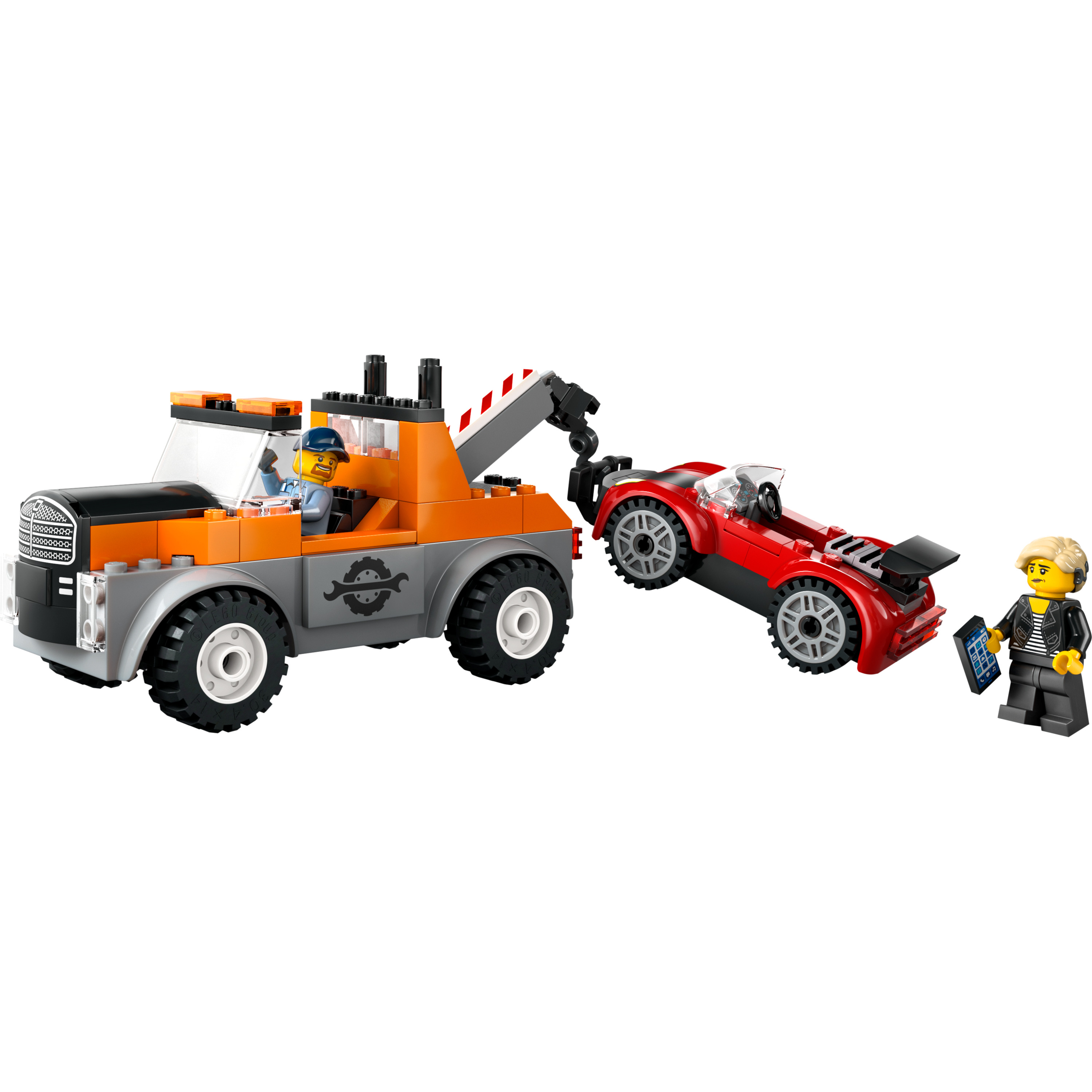 Voir la diapositive 2 : CITY City 60435 -  La Dépanneuse et la Voiture de Sport, Jouet de Construction pour Enfants Garçons et Filles dès 4 Ans, Cadeau d'Anniversaire, Minifigurines et des Accessoires dont un Implant Cochléaire