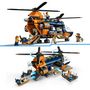 Voir la diapositive 4 : LEGO City 60437 - L'Hélicoptère de l'Explorateur de la Jungle au Camp de Base - Set de Jeu d'Aventure et Véhicules pour Enfants dès 8 Ans - Jouet de Construction - 5 Minifigurines et 3 Gorilles