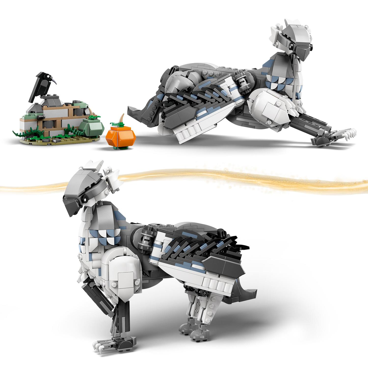 Voir la diapositive 5 : LEGO Harry Potter 76427 - Buck - Hippogriffe - Figurine de Créature Magique - Set Pour Enfants à Collectionner