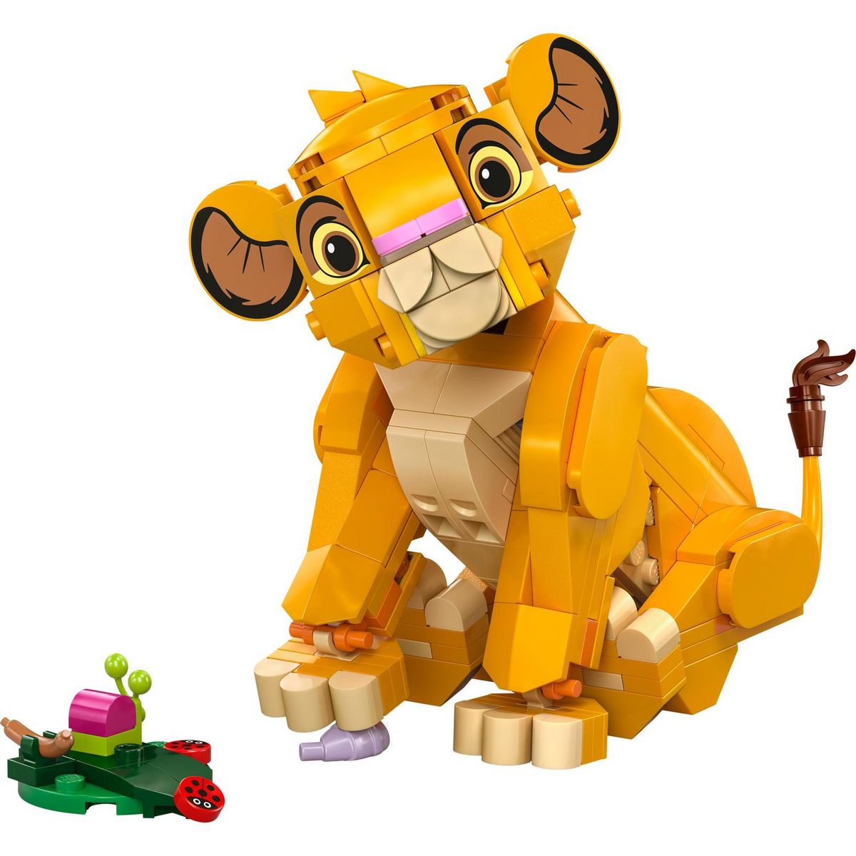 LEGO Disney Classic 43243 - Simba, le Bébé du Roi Lion, Jouet de Construction pour Enfants, Figurine à Construire, Jouet d'Activité et de Développement