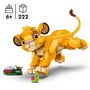 Voir la diapositive 3 : LEGO Disney Classic 43243 - Simba, le Bébé du Roi Lion, Jouet de Construction pour Enfants, Figurine à Construire, Jouet d'Activité et de Développement