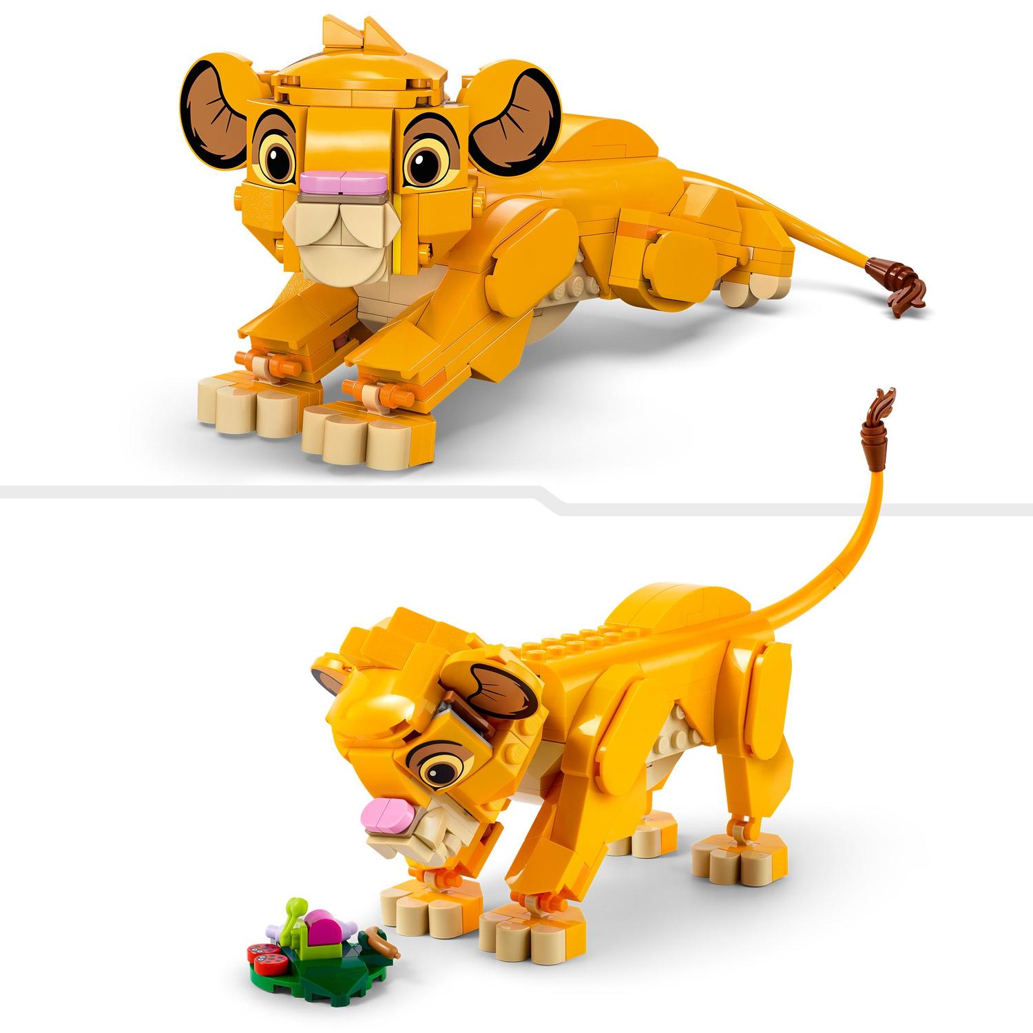Voir la diapositive 4 : LEGO LEGO ǀ Disney 43243 Simba, le bébé du Roi lion, jouet de construction, idée cadeau