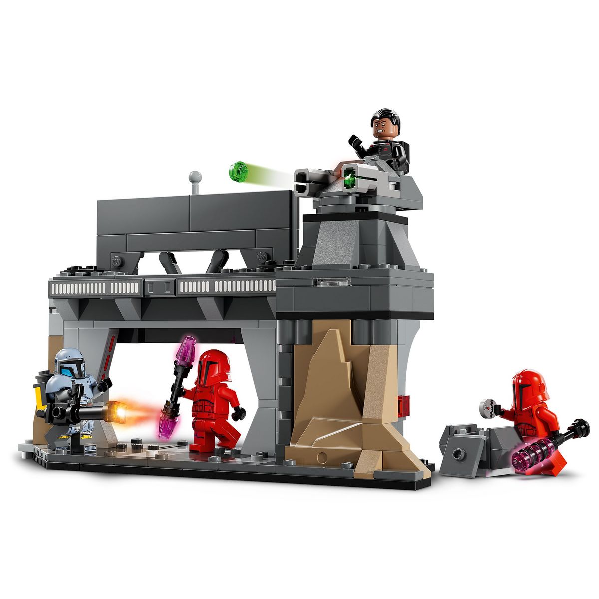 LEGO Star Wars 75386 - The Mandalorian Le Combat de Paz Vizsla et Moff Gideon - Set à Collectionner pour Enfants