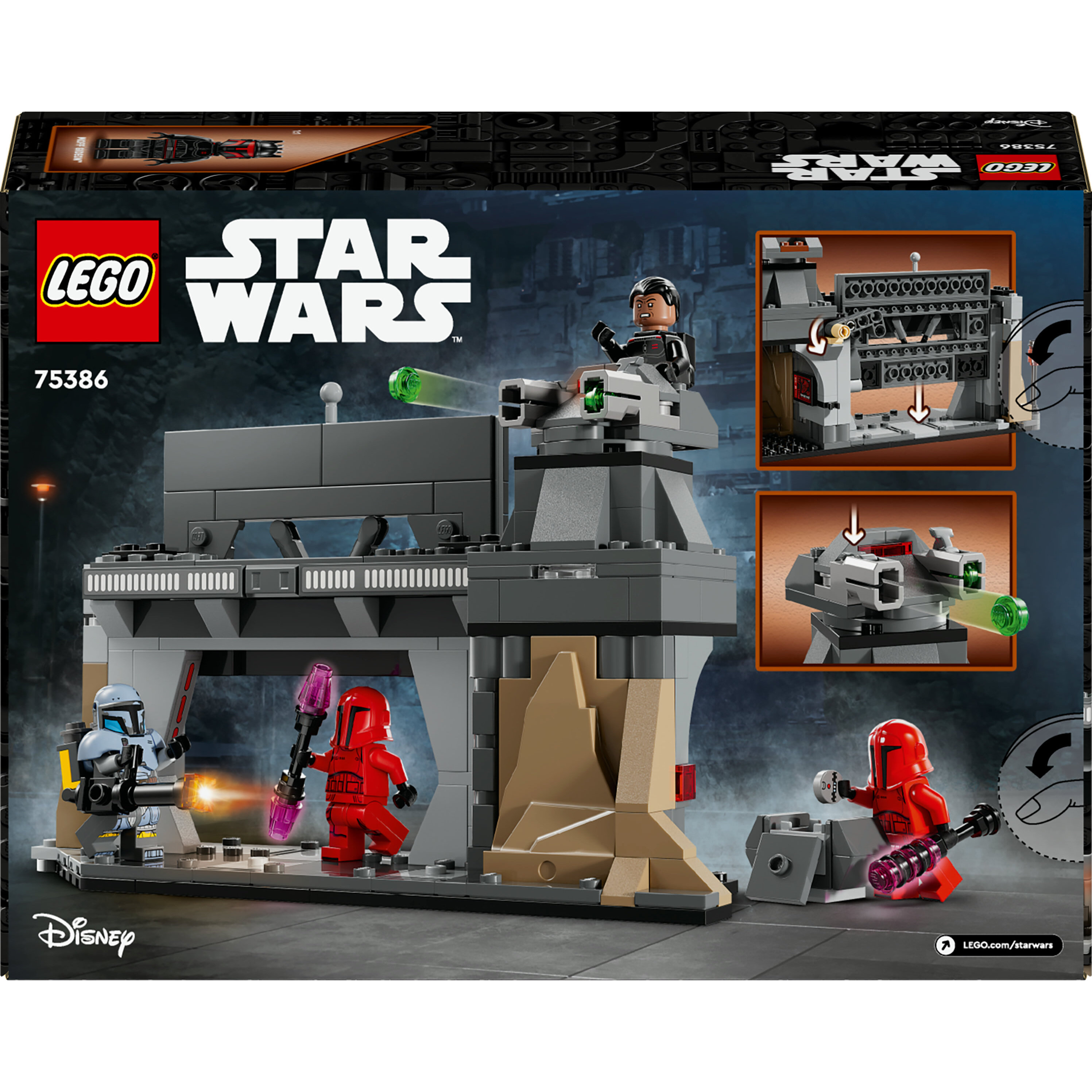 Voir la diapositive 8 : LEGO Star Wars 75386 - The Mandalorian Le Combat de Paz Vizsla et Moff Gideon - Set à Collectionner pour Enfants
