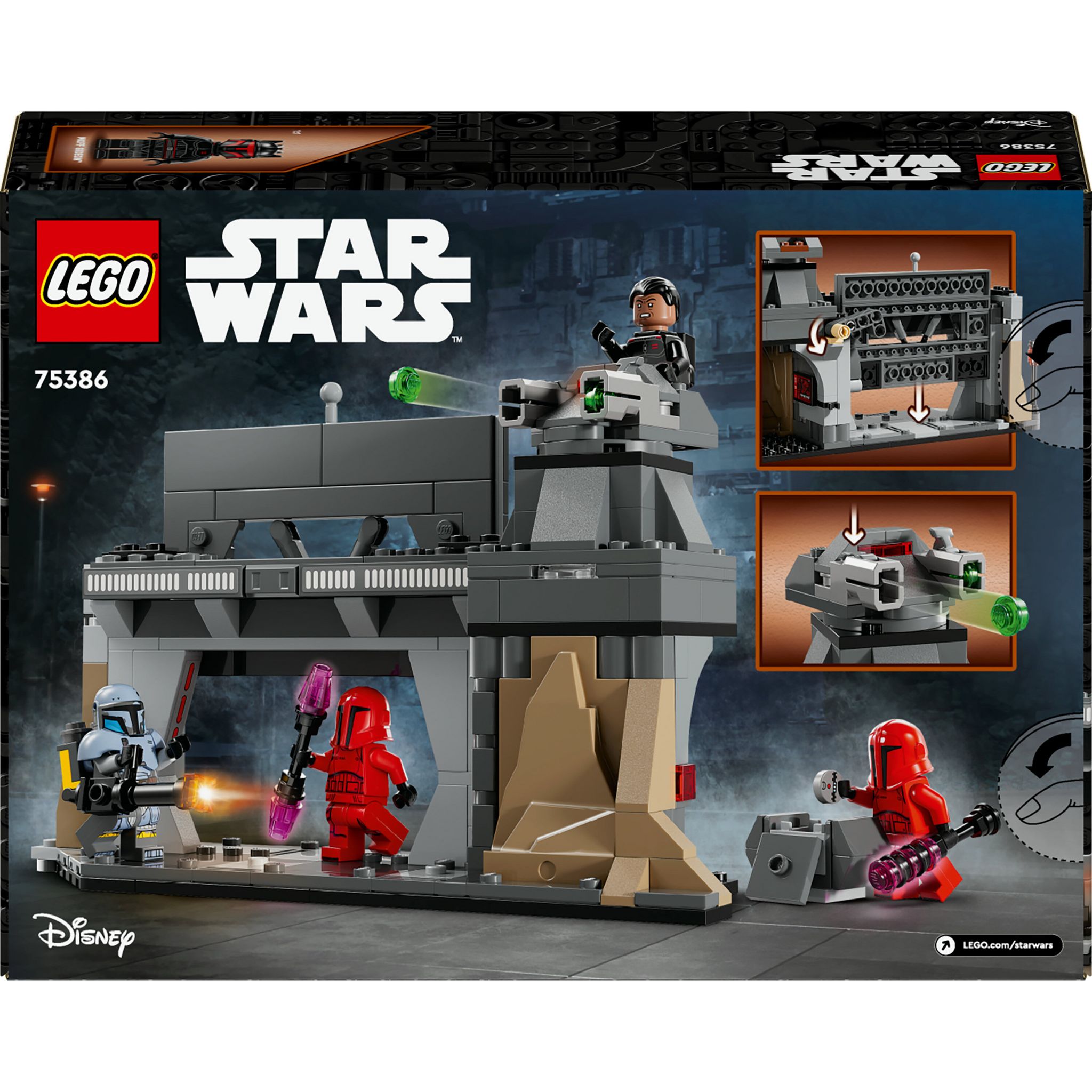 Voir la diapositive 8 : LEGO Star Wars 75386 - The Mandalorian Le Combat de Paz Vizsla et Moff Gideon - Set à Collectionner pour Enfants