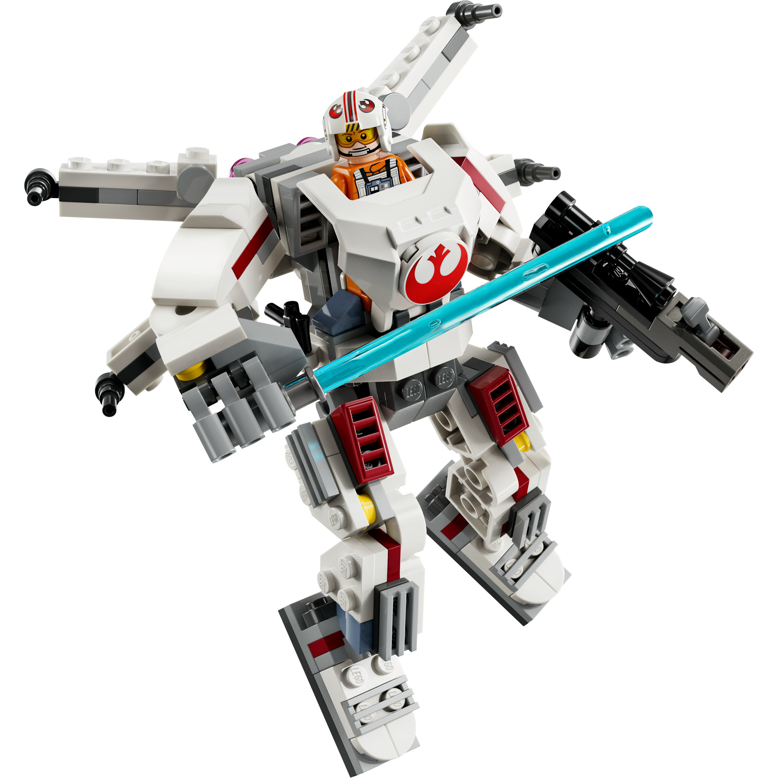 Voir la diapositive 2 : LEGO Star Wars 75390 - Le Robot X-Wing de Luke Skywalker - Jouet à Collectionner pour Enfants - Jeu de Construction et d'Aventures