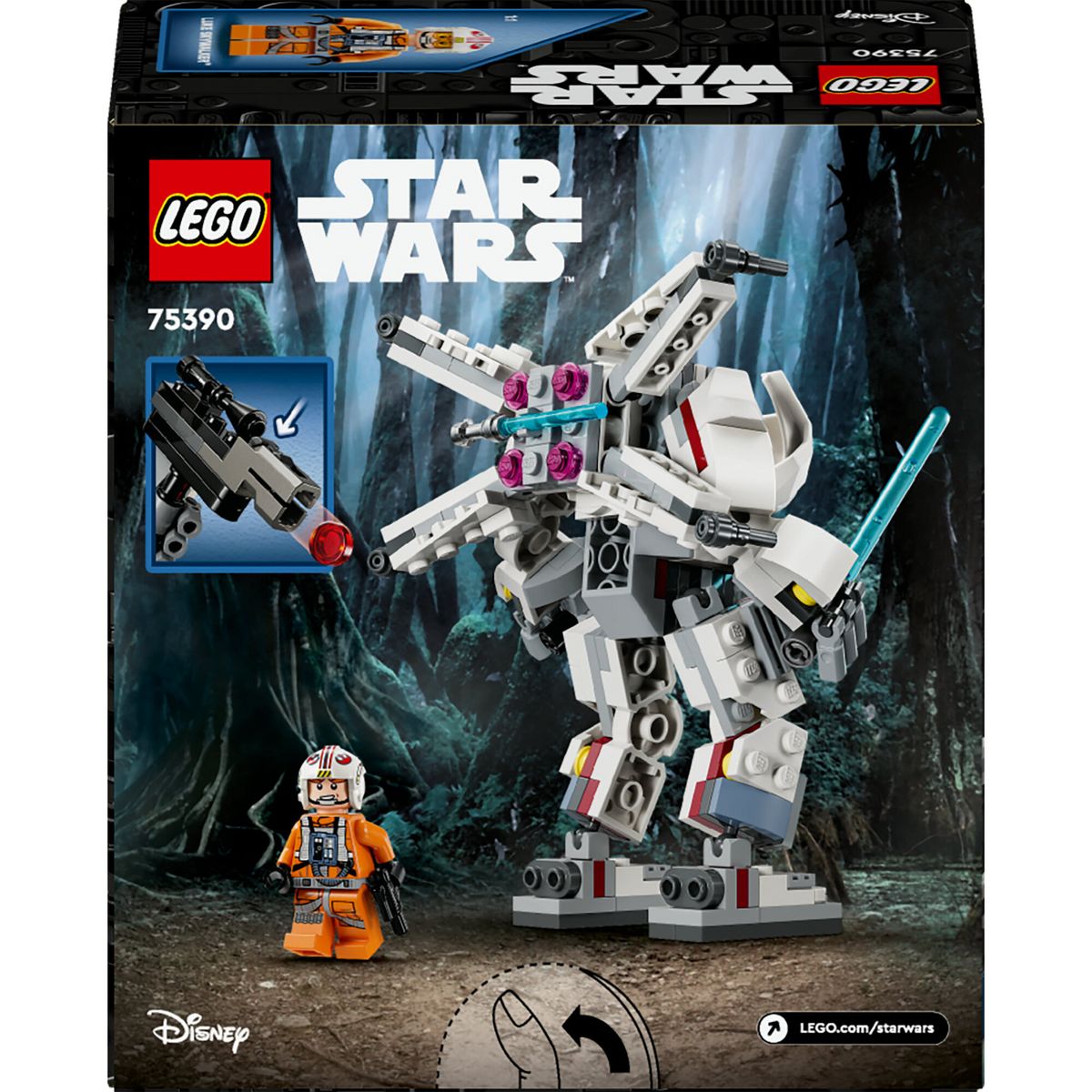 LEGO Star Wars 75390 - Le Robot X-Wing de Luke Skywalker - Jouet à Collectionner pour Enfants - Jeu de Construction et d'Aventures