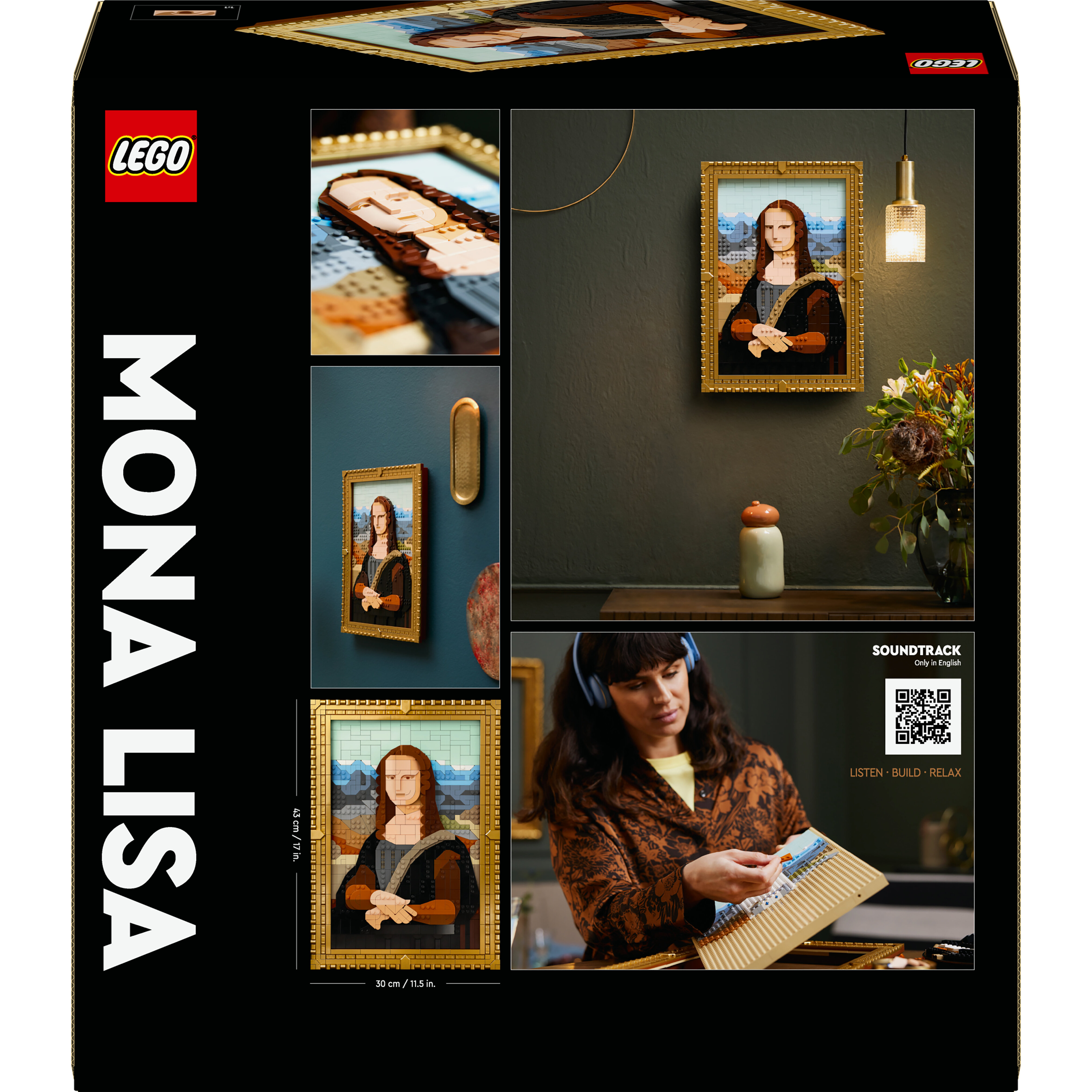 Voir la diapositive 8 : LEGO LEGO® Art 31213 La Joconde - Set de construction tableau de Léonard de Vinci - Décoration