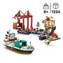 Voir la diapositive 3 : LEGO City 60422 - Le port et le Navire Marchand - Jouet de Construction Pour Garçons et Filles à Partir de 8 Ans - Cadeau Pour Enfants - Grue à Containers et Bateau avec 8 Minifigurines