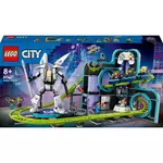 LEGO City 60421 - Le Parc d'Attractions de Robot World, Jouet d'Aventure, Jeux de Fête Foraine Enfant, Pour les Garçons et les Filles à Partir de 8 Ans, Cadeau Créatif Anniversaire
