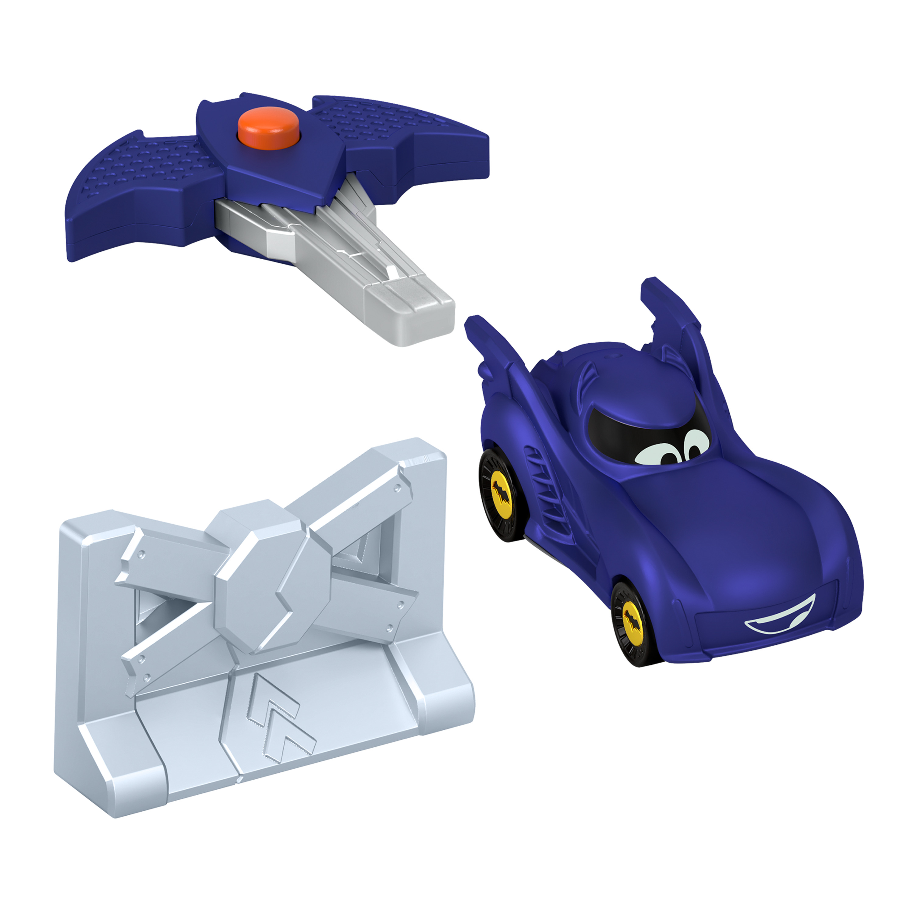 Voir la diapositive 6 : MATTEL Véhicule avec Propulseur Batwheels - Fisher Price