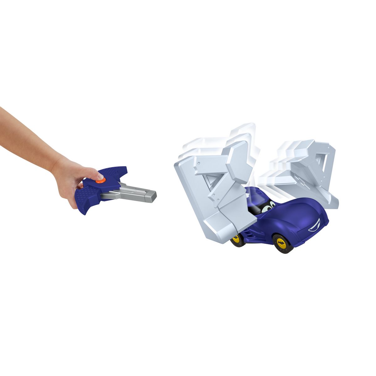 MATTEL Véhicule avec Propulseur Batwheels - Fisher Price