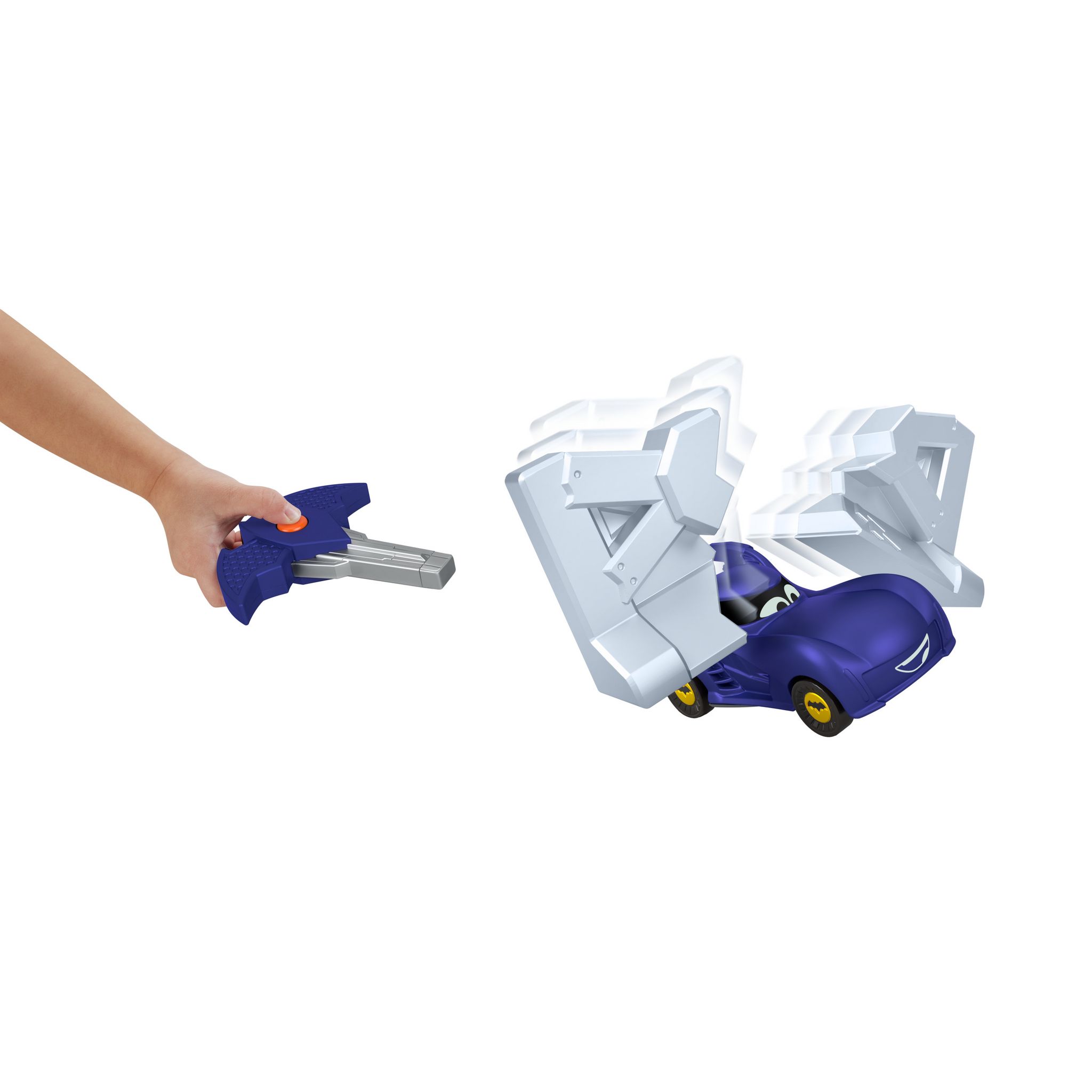 Voir la diapositive 8 : MATTEL Véhicule avec Propulseur Batwheels - Fisher Price