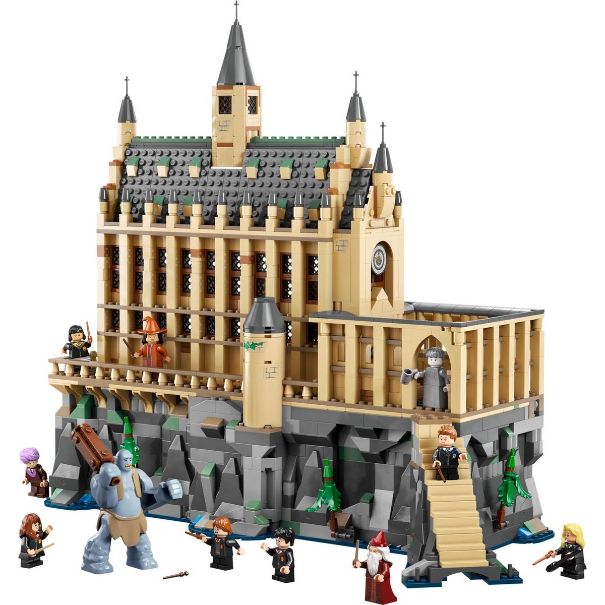 LEGO Harry Potter 76435 -  Le Château de Poudlard : la Grande Salle - Set à Collectionner - 11 Minifigurines, Dont Hermione Granger - Cadeau Magique
