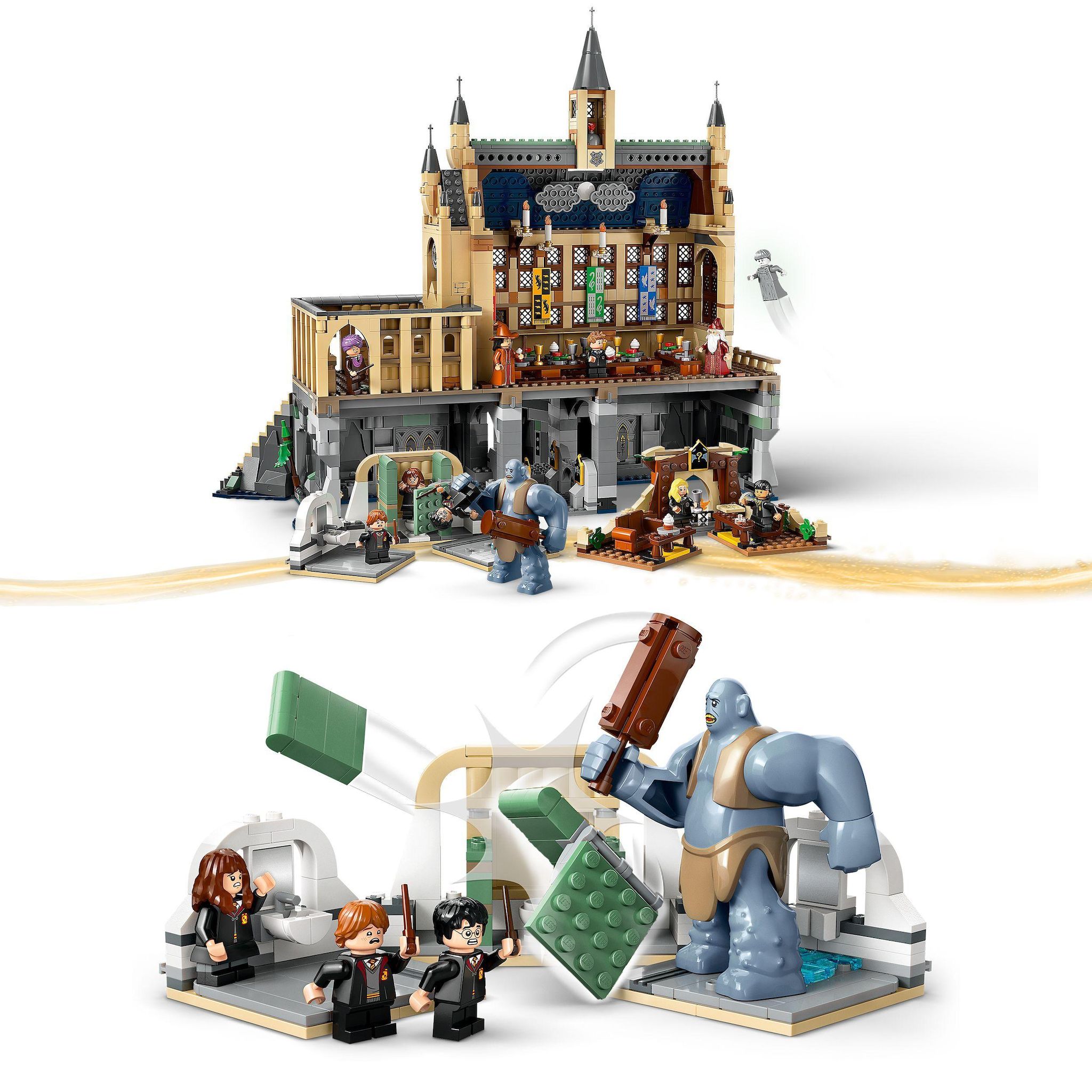 Voir la diapositive 4 : LEGO Harry Potter 76435 - Le Château de Poudlard : la Grande Salle - Set à Collectionner - 11 Minifigurines, Dont Hermione Granger - Cadeau Magique