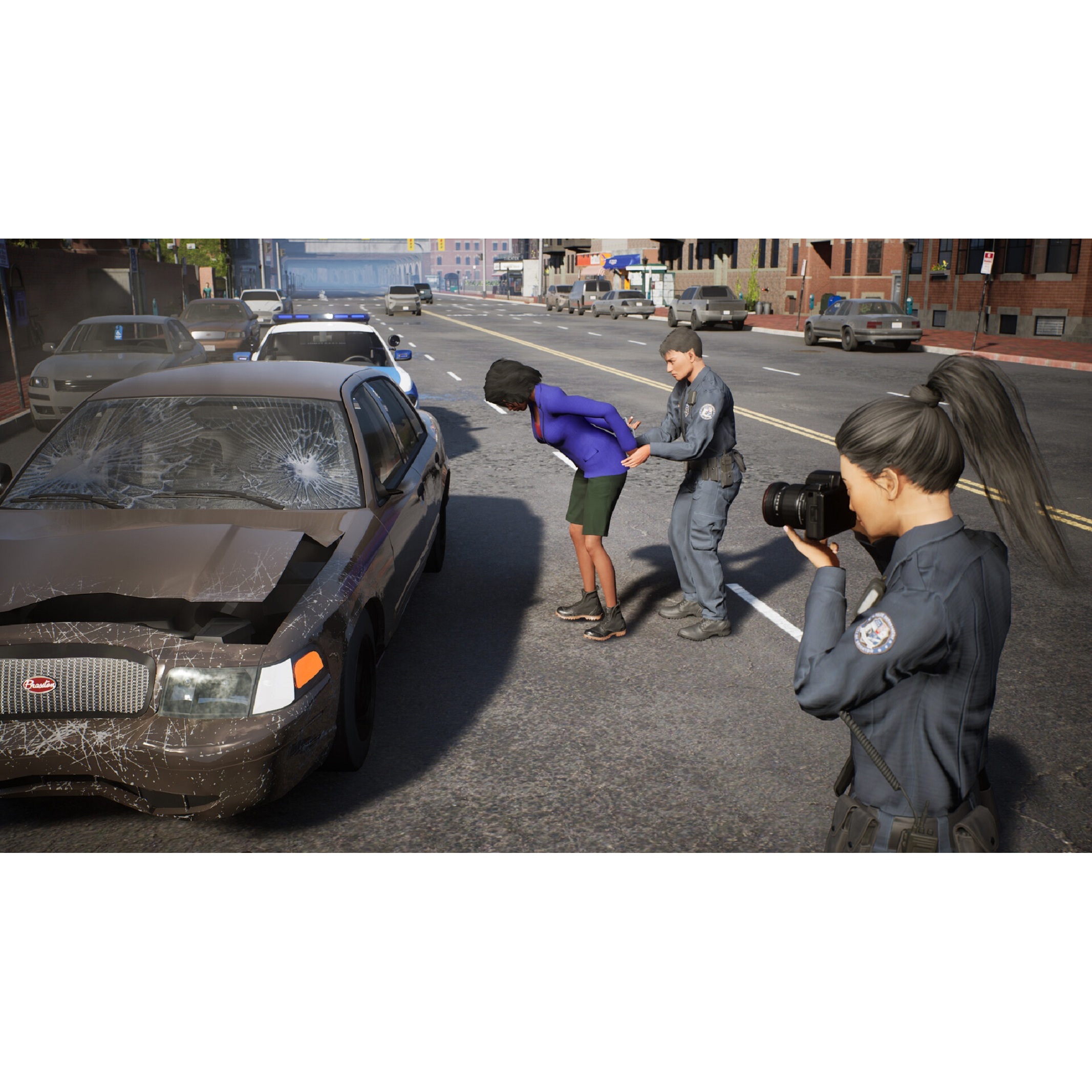 Voir la diapositive 4 : Police Simulator Patrol Officers Gold Edition PS5