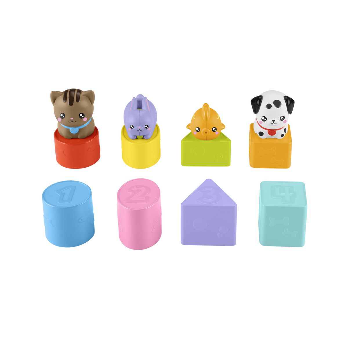 MATTEL Boite à forme des animaux Fisher Price