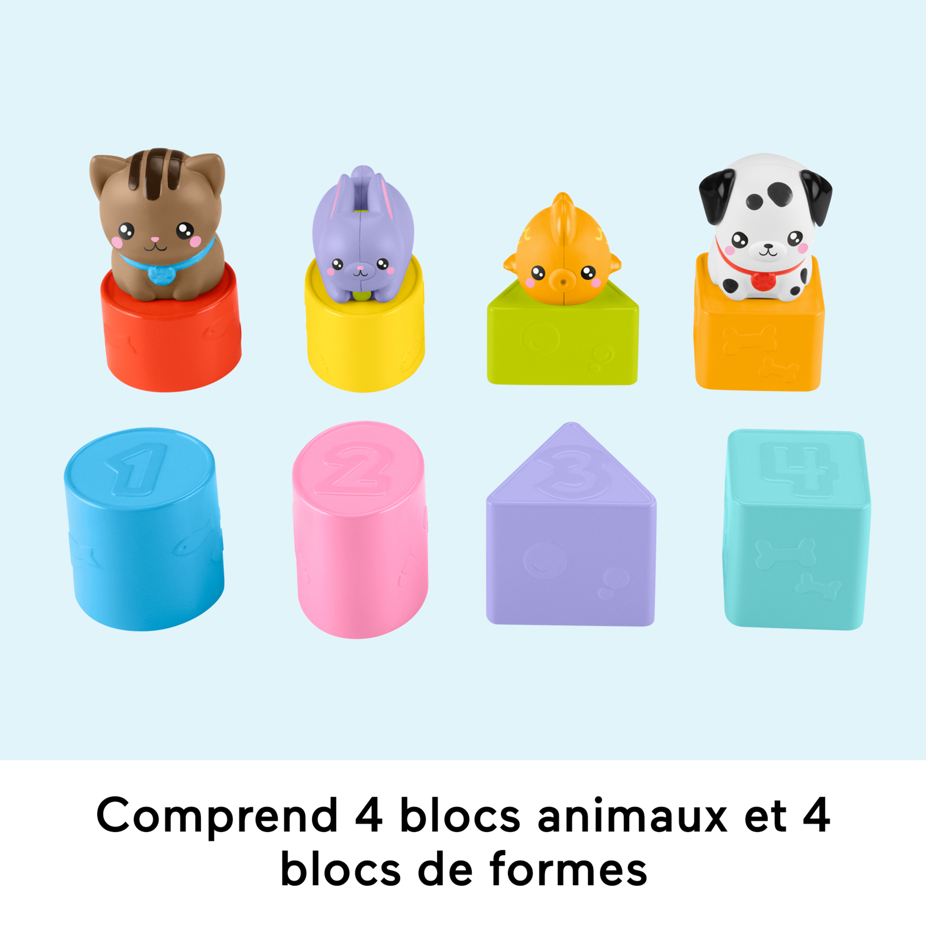 Voir la diapositive 10 : MATTEL Boite à forme des animaux Fisher Price