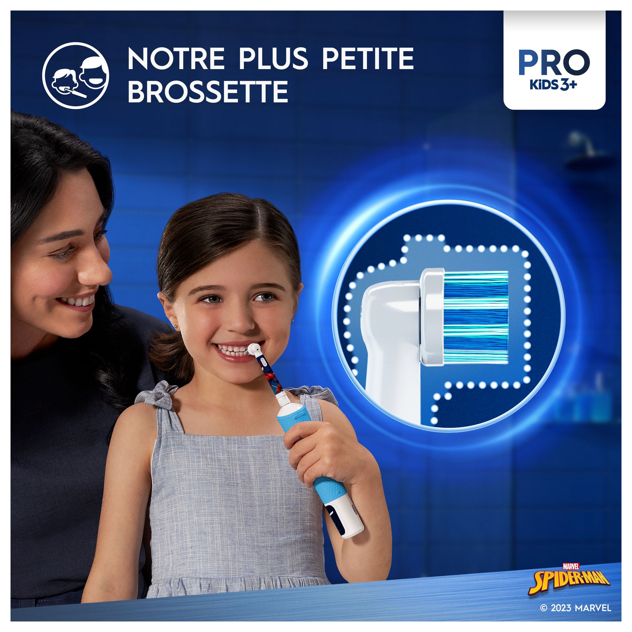 Voir la diapositive 3 : ORAL-B Brosse à dents électrique Spiderman PRO Kids 3+