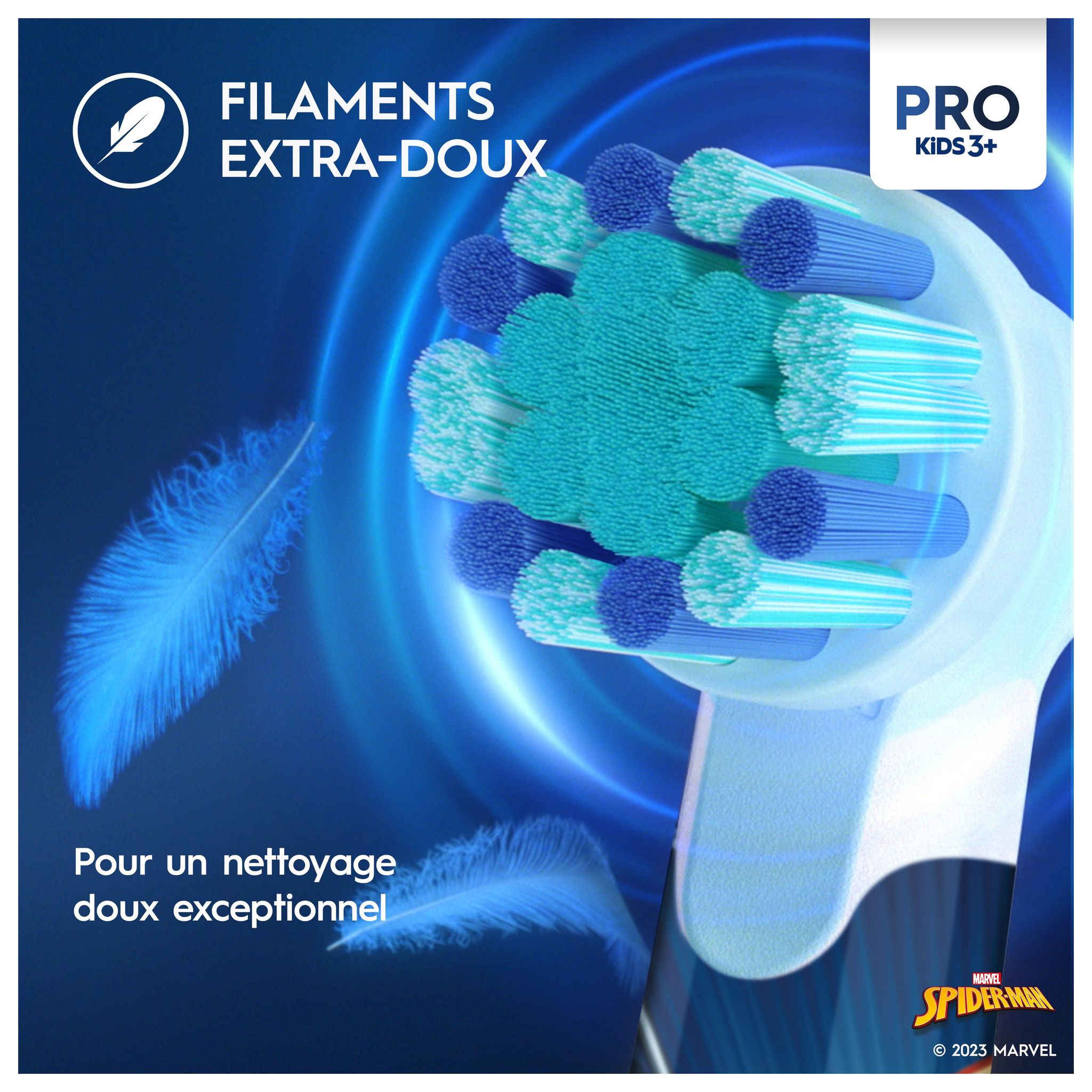 Voir la diapositive 7 : ORAL-B Brosse à dents électrique Spiderman PRO Kids 3+