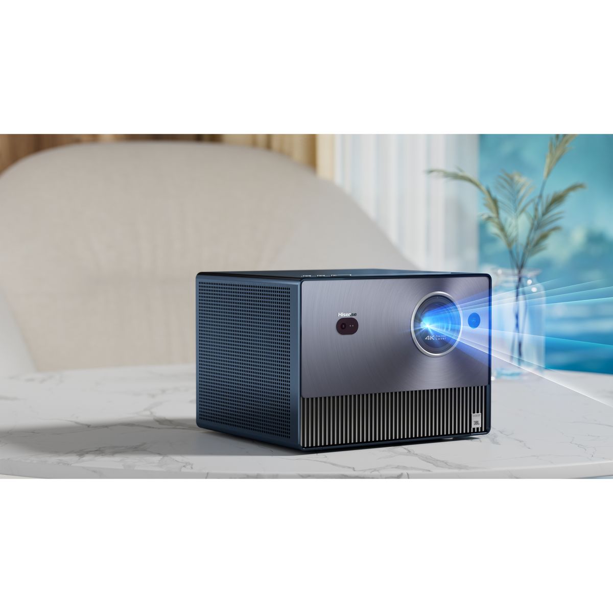 HISENSE Mini Vidéo projecteur C1 Smart Lazer - Gris et Bleu