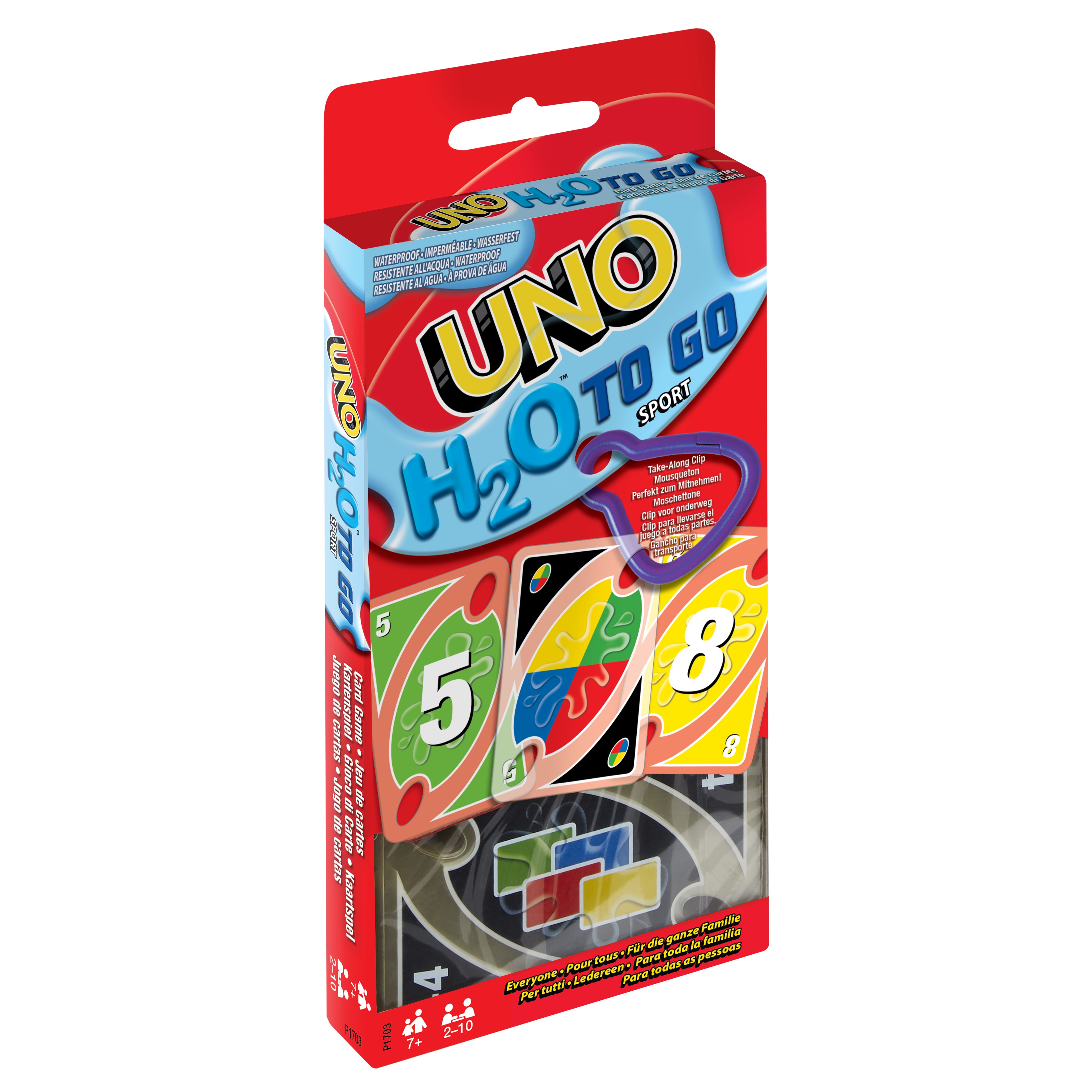 Voir la diapositive 2 : MATTEL Jeu Uno H2O