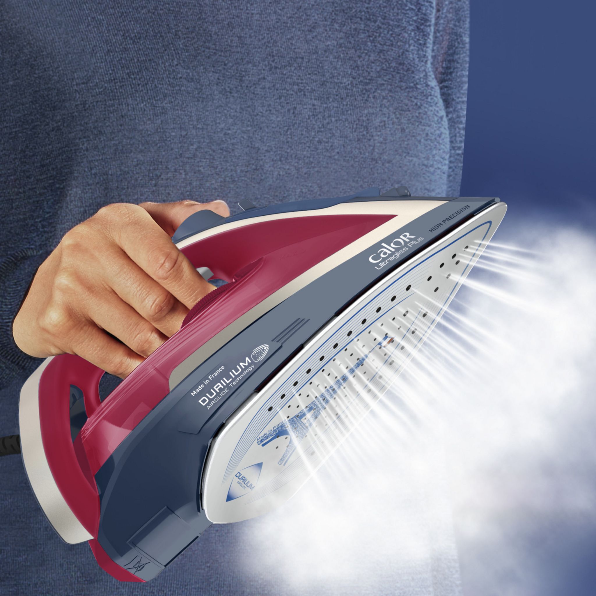 Voir la diapositive 5 : CALOR Fer à repasser FV6814C0 - Bleu