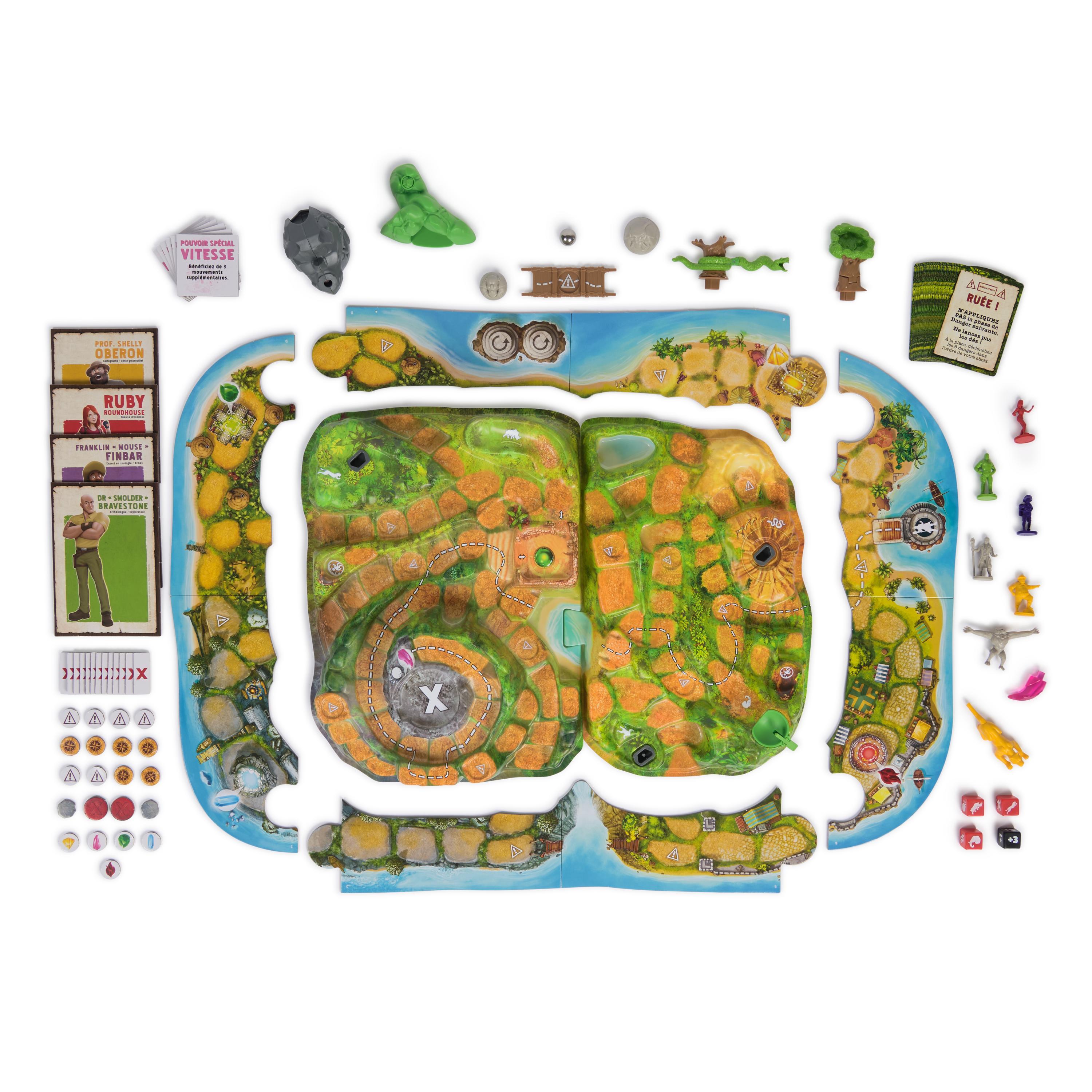 Voir la diapositive 4 : SPIN MASTER Jeu Jumanji 3D l'Ile du danger