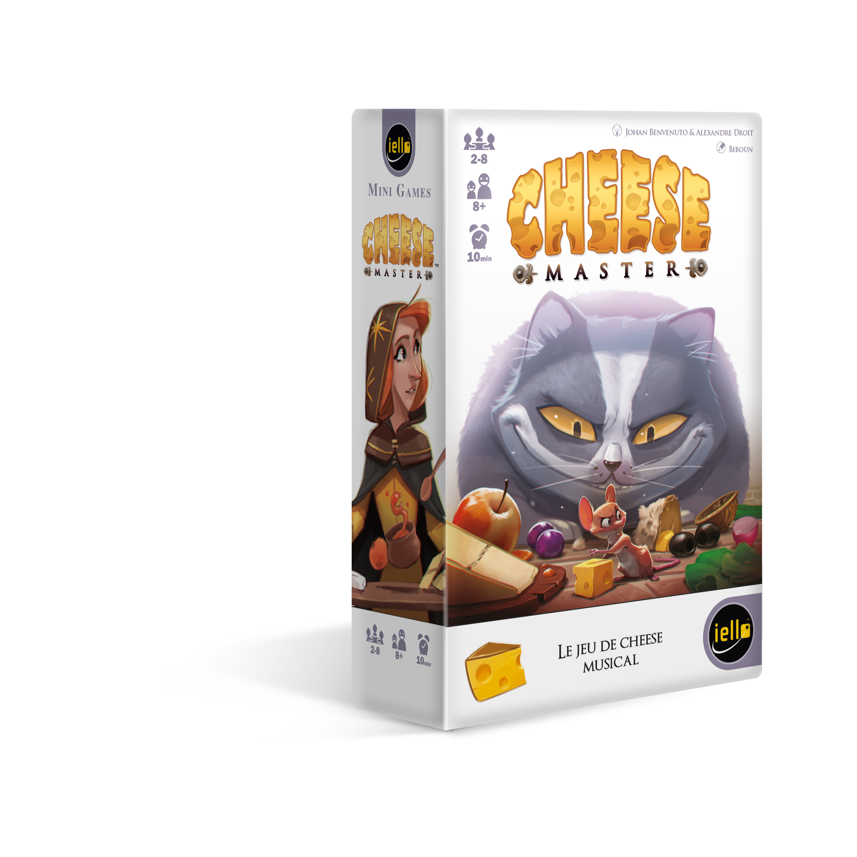 Voir la diapositive 2 : IELLO Jeu Mini Games Cheese Master