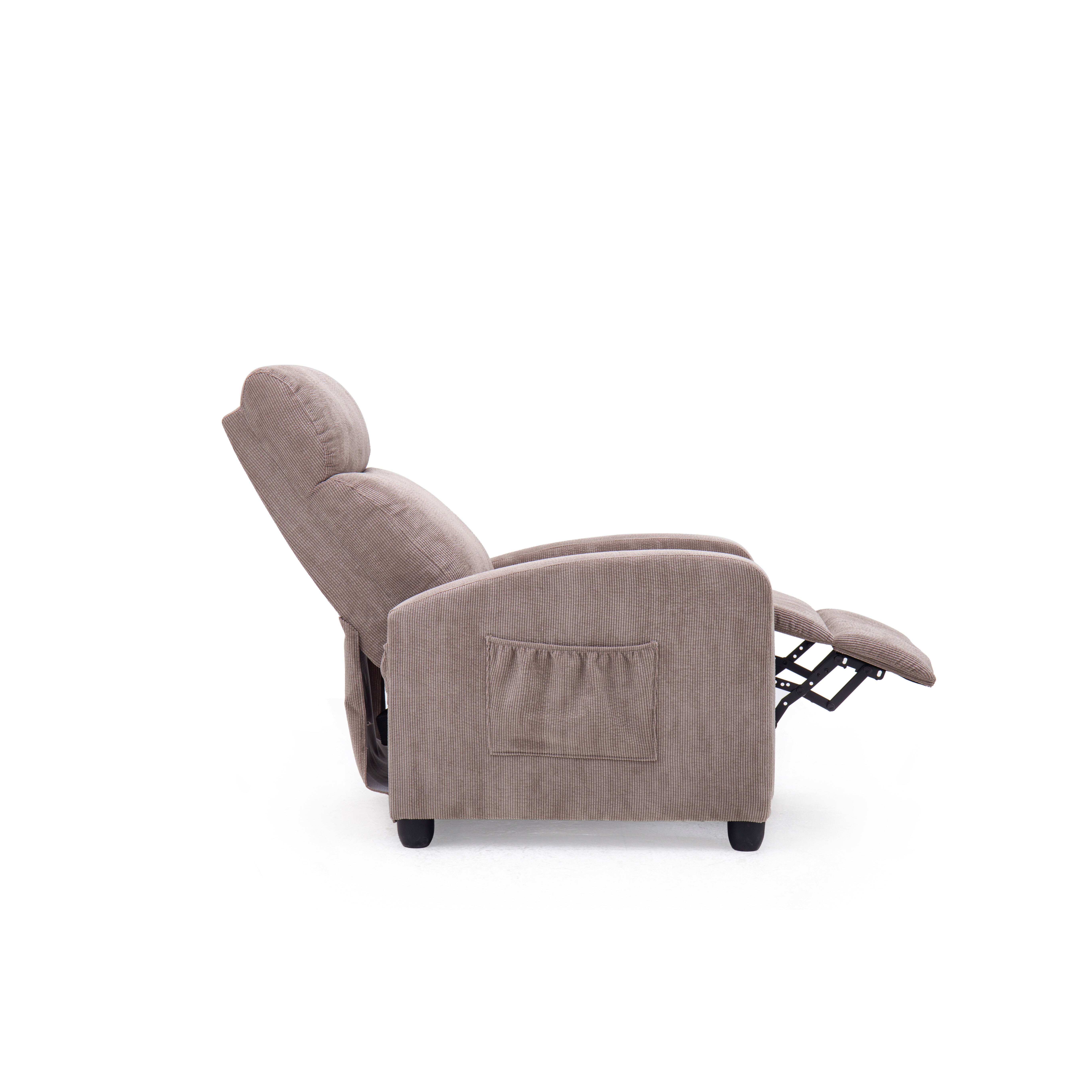 Voir la diapositive 3 : MOBILIER RAINEAU Fauteuil inclinable massant et chauffant RELAX9 COT - Taupe